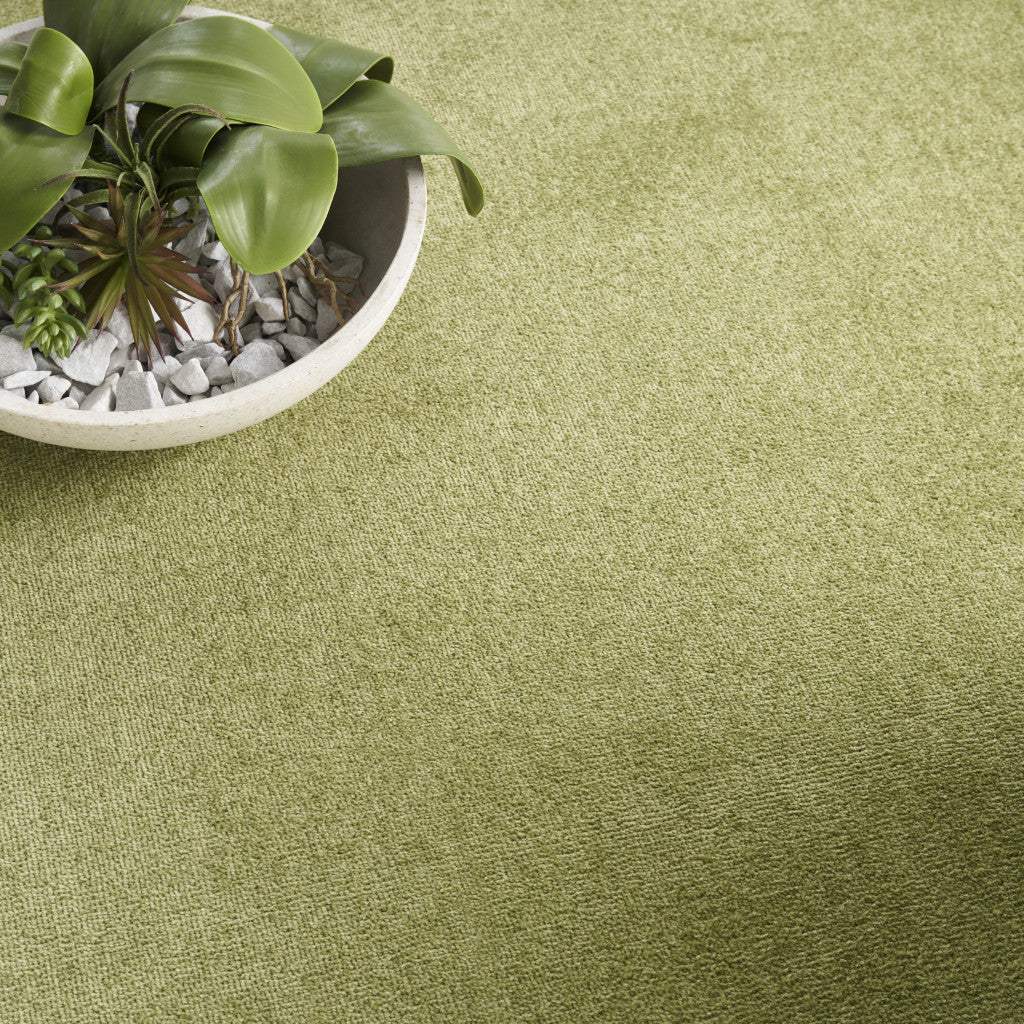 9' X 12' Green Non Skid Indoor Outdoor Area Rug - Image 4