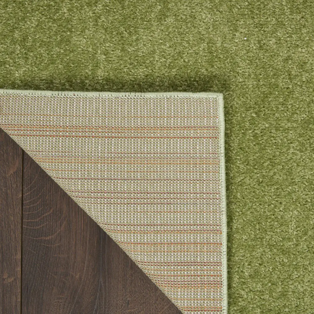 9' X 12' Green Non Skid Indoor Outdoor Area Rug - Image 5