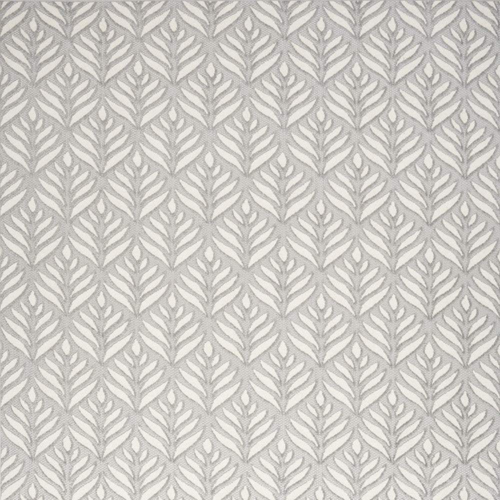 9' X 12' Grey Floral Stain Resistant Non Skid Area Rug - Image 3