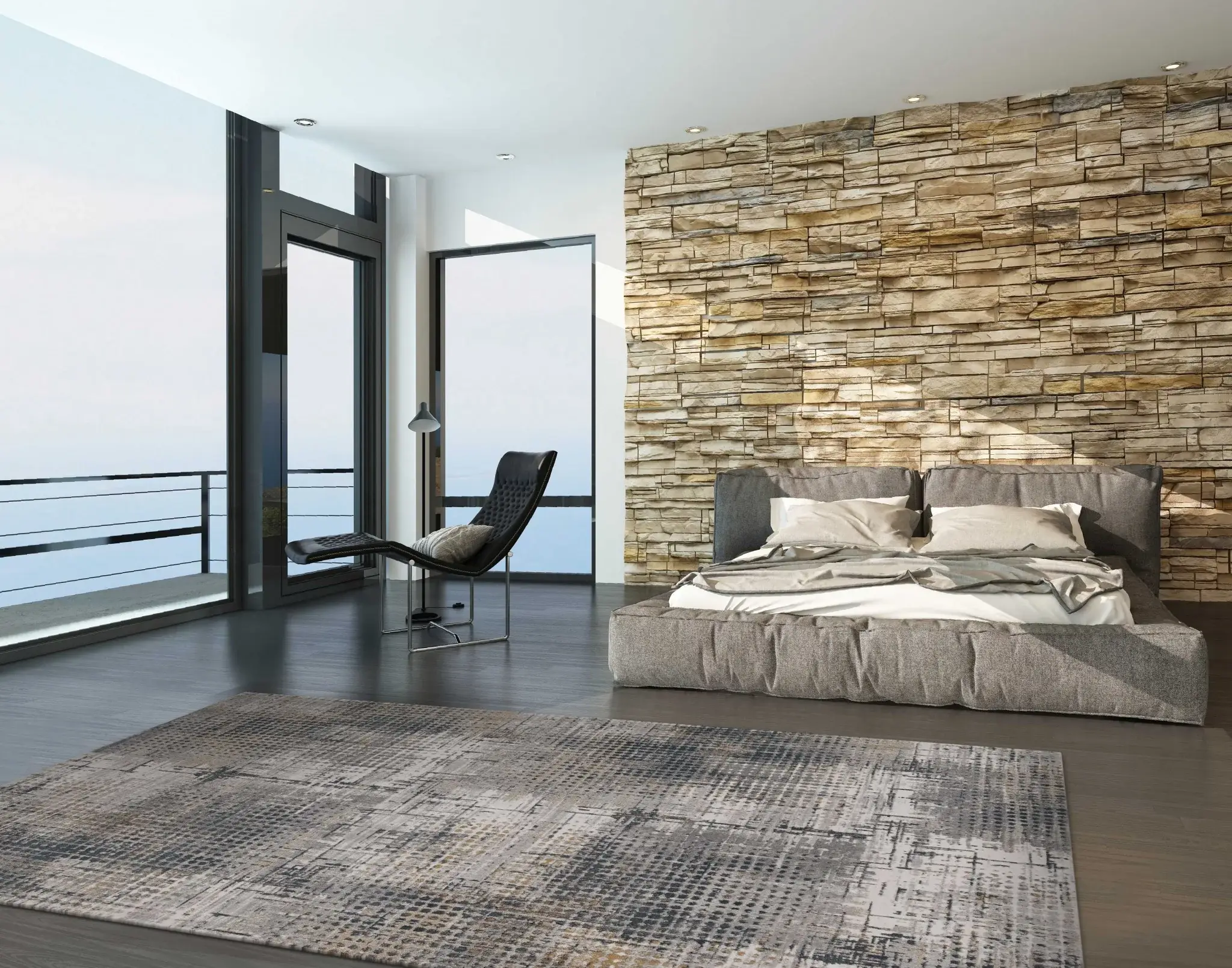 9' X 12' Ivory Area Rug - Image 8