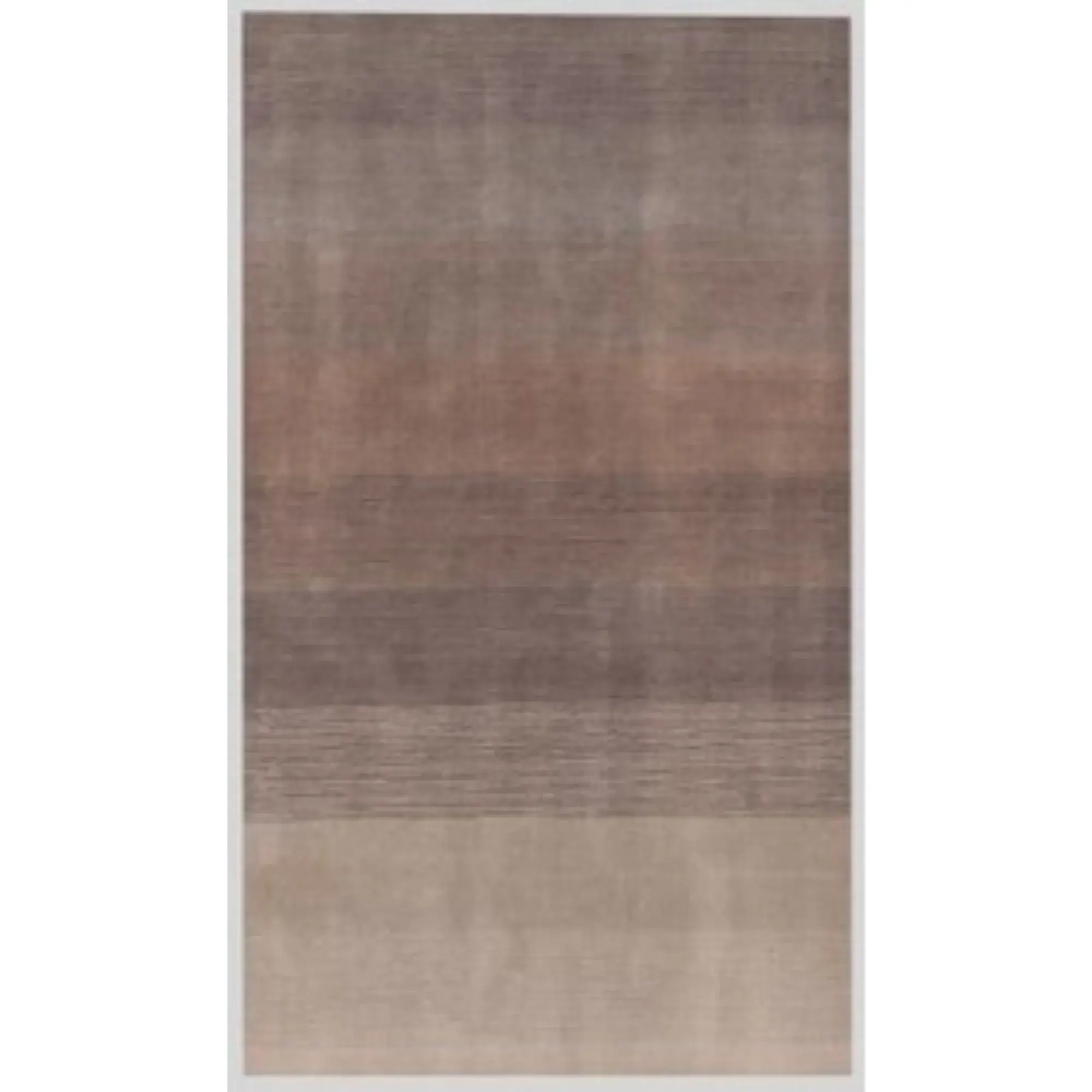 9' X 12' Violet Taupe And Brown Ombre Hand Loomed Area Rug - Image 2