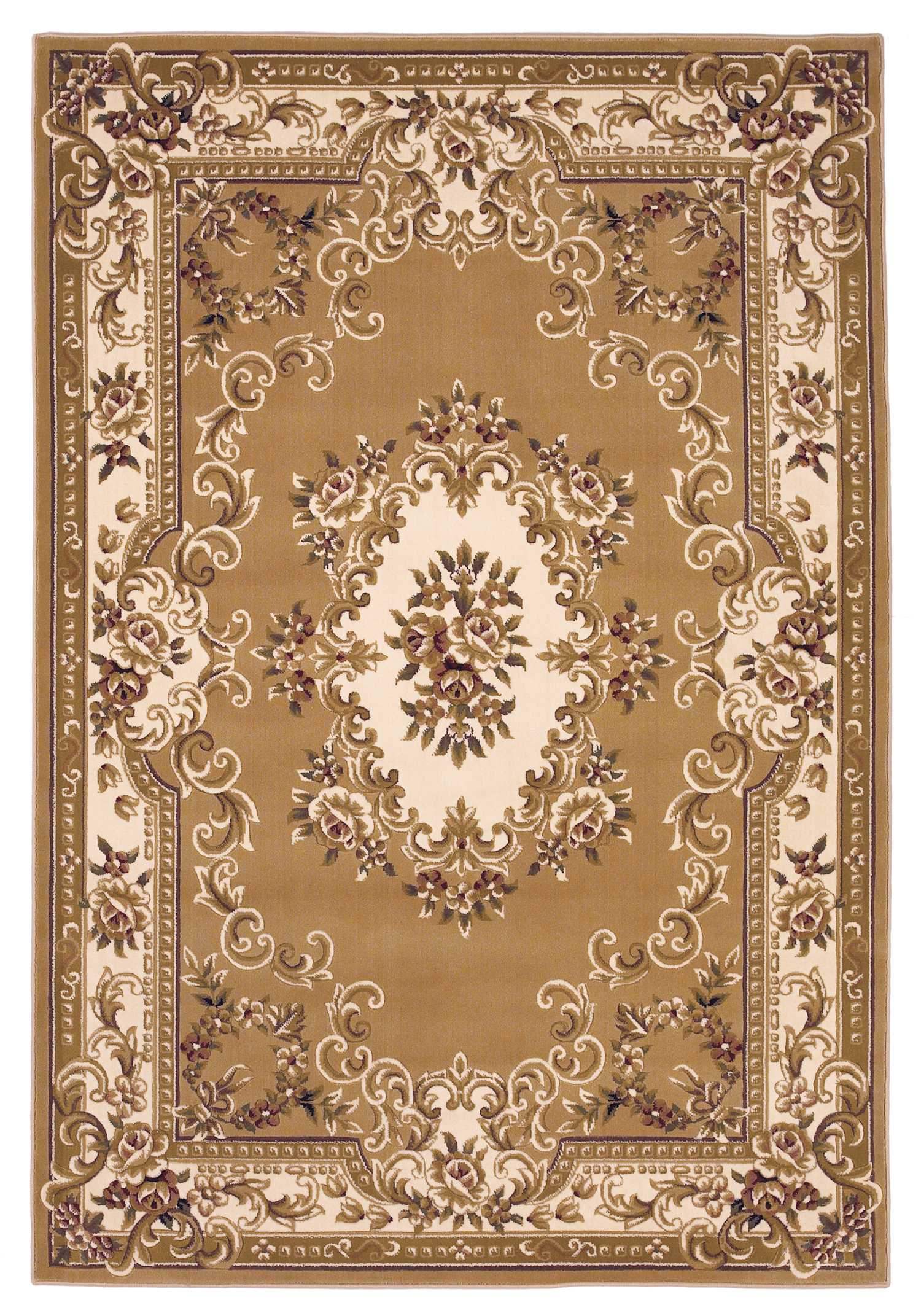 9' X 13' Beige and Ivory Area Rug - Image 2
