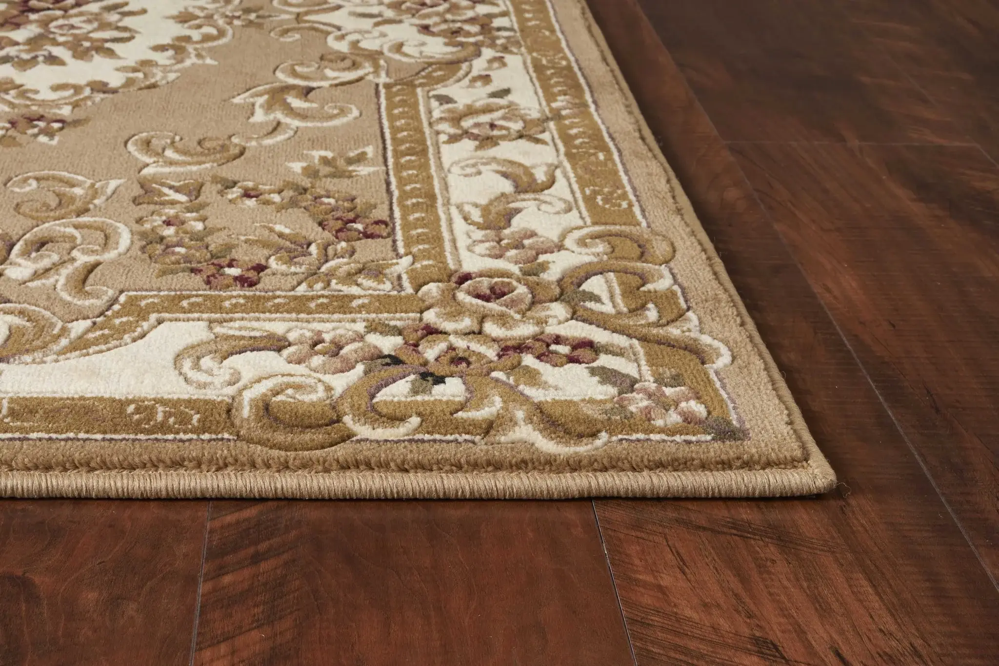 9' X 13' Beige and Ivory Area Rug - Image 8