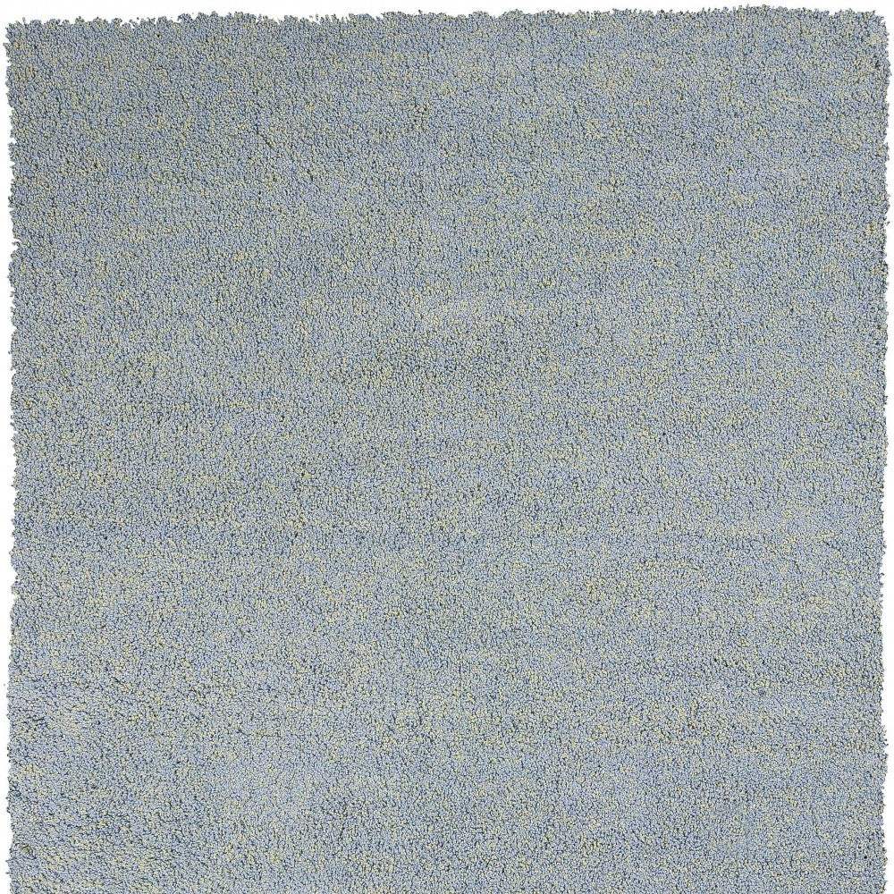 9' X 13' Blue Heather Indoor Shag Rug - Image 5