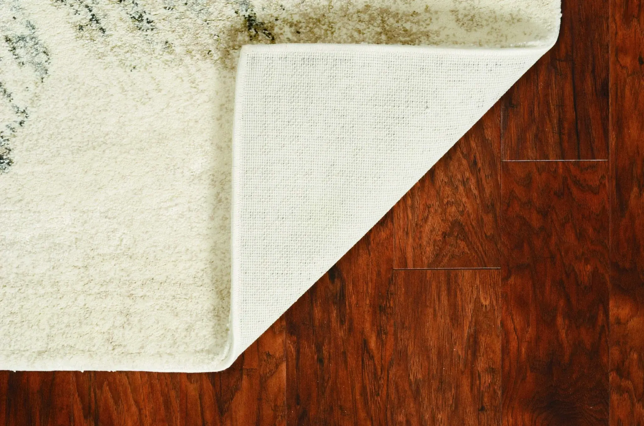 9' X 13' Ivory Grey Machine Woven Abstract Brushstroke Indoor Area Rug - Image 4