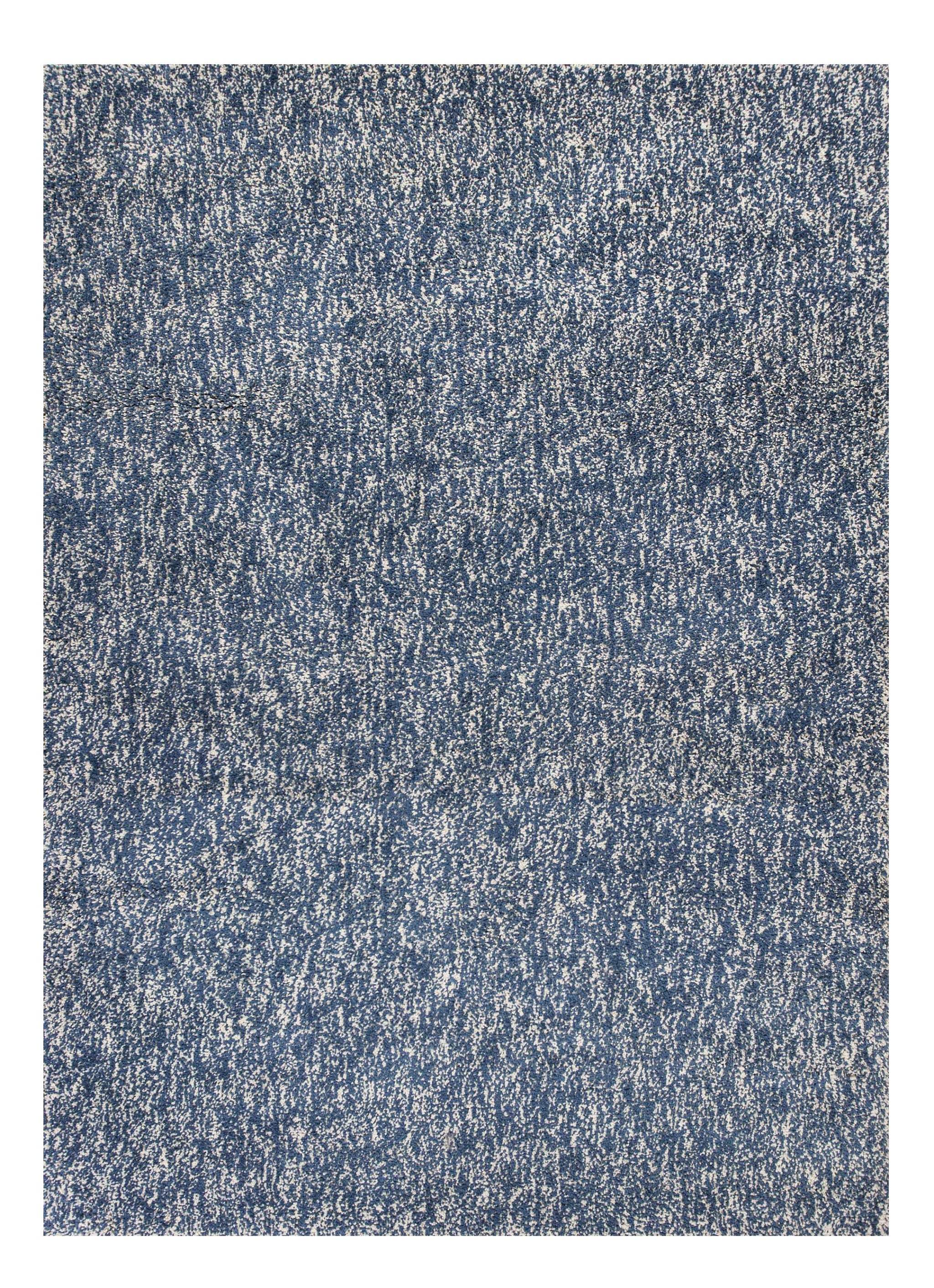 9' X 13' Polyester Indigo Or  Ivory  Heather Area Rug - Image 2