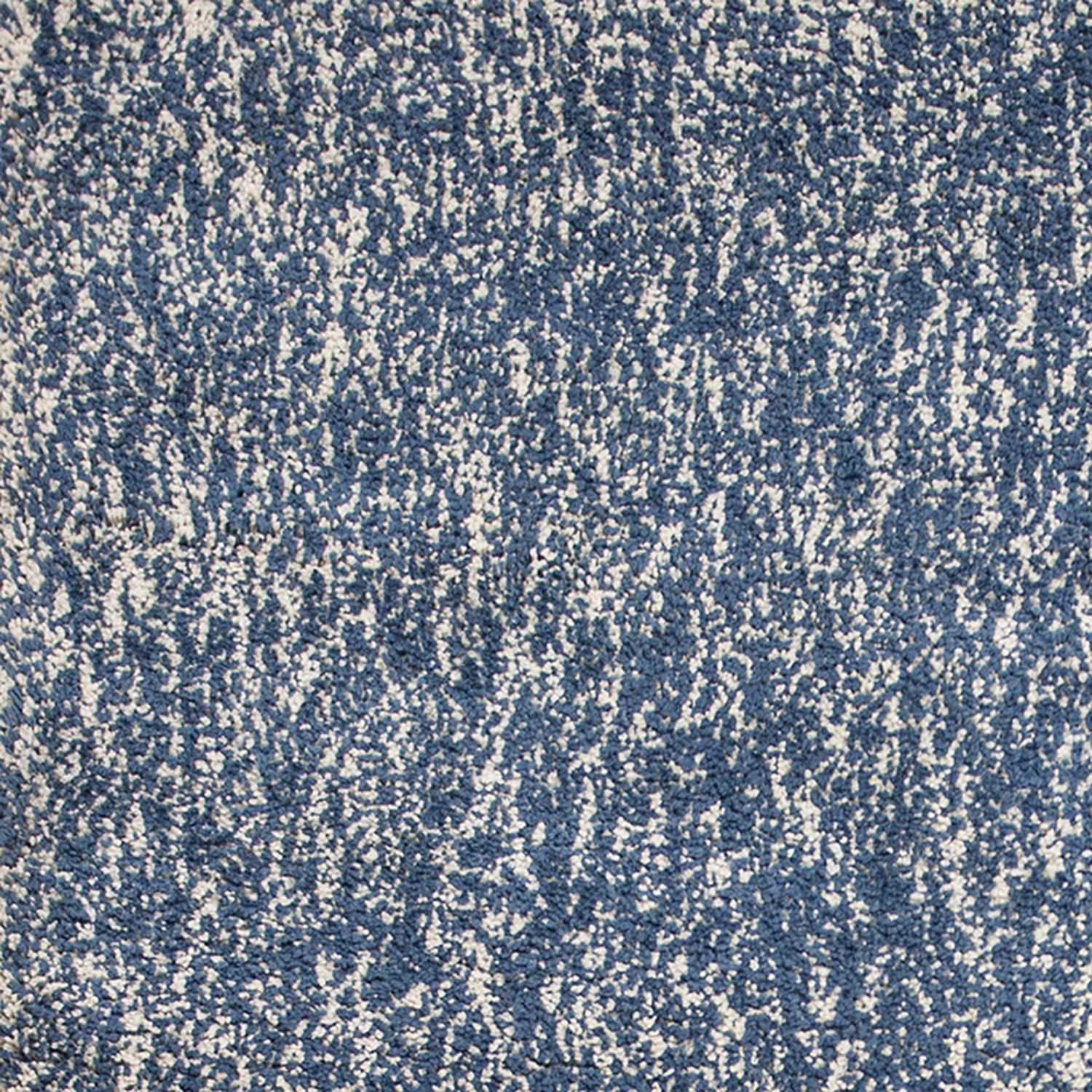 9' X 13' Polyester Indigo Or  Ivory  Heather Area Rug - Image 7