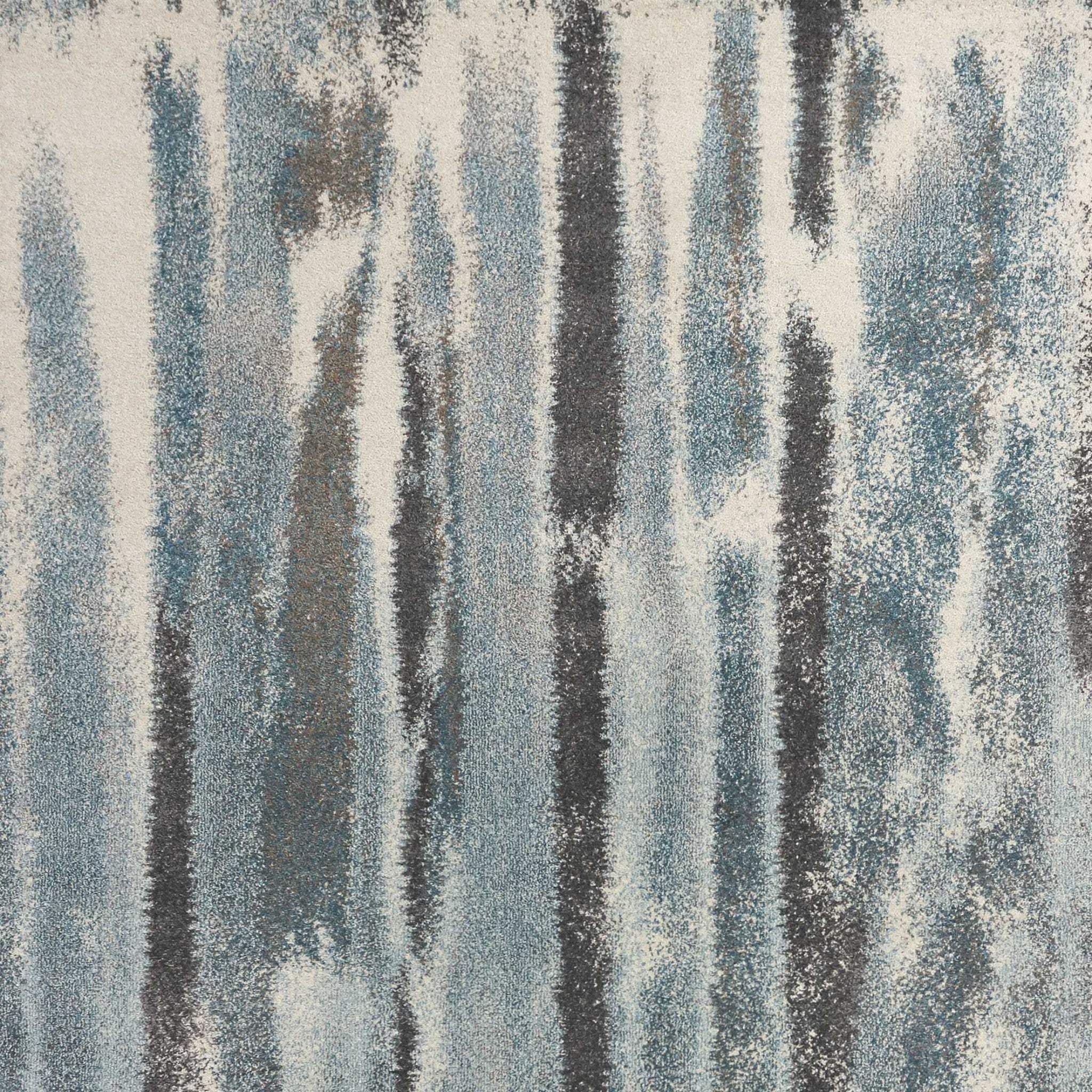 9' X 13'  Polypropylene Teal Area Rug - Image 8