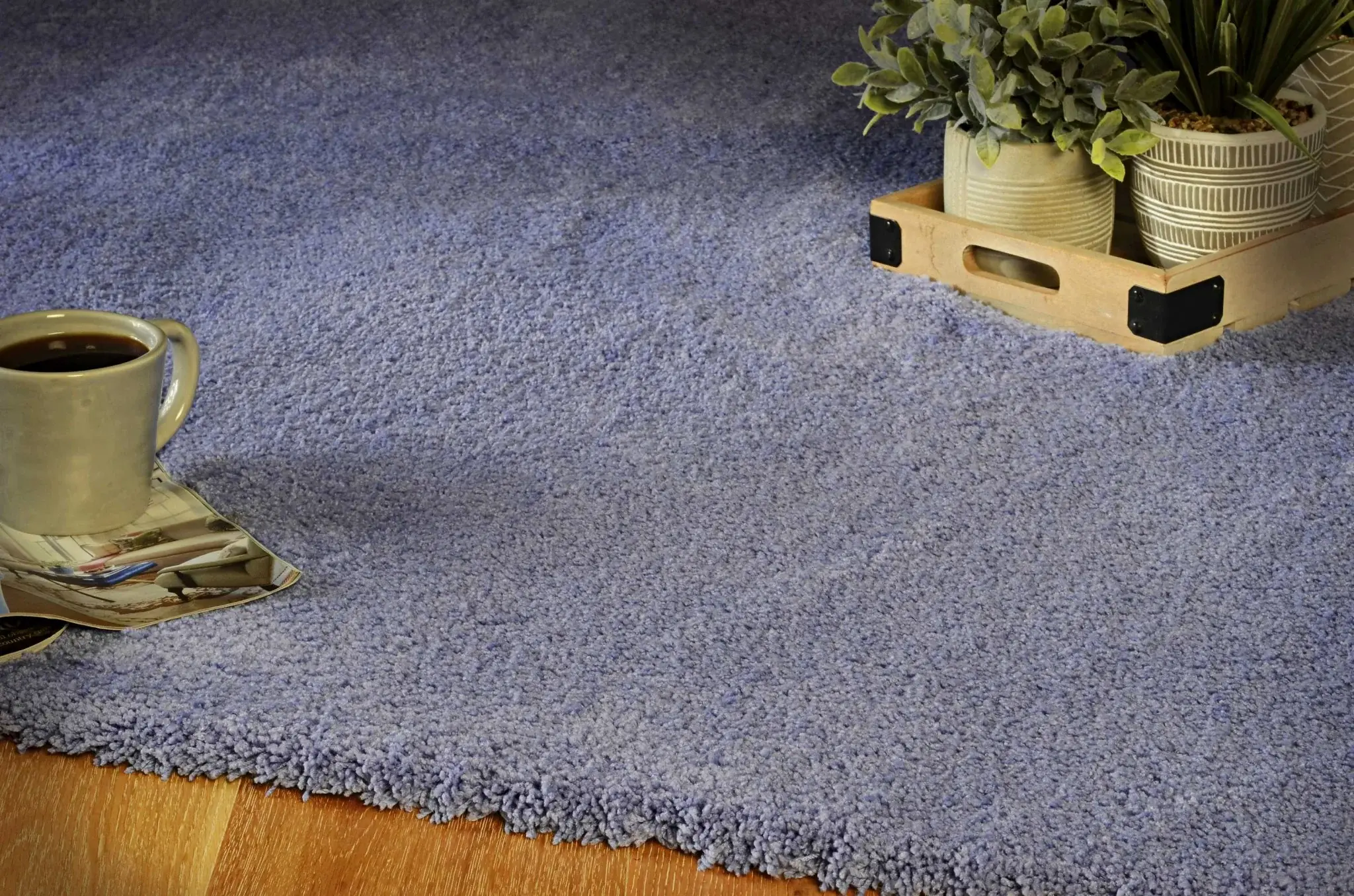 9' X 13' Purple Hand Woven Area Rug - Image 6