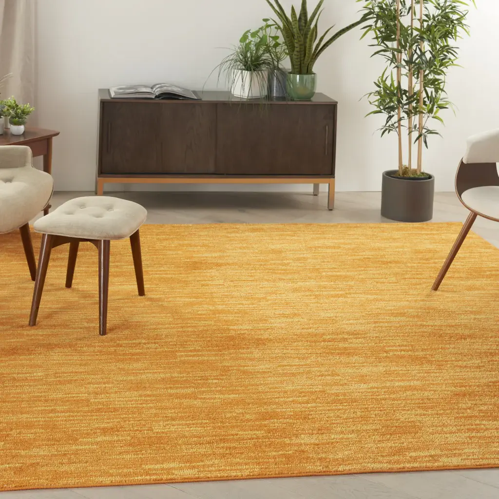 9' X 9' Sunburst Square Non Skid Indoor Outdoor Area Rug - Image 5