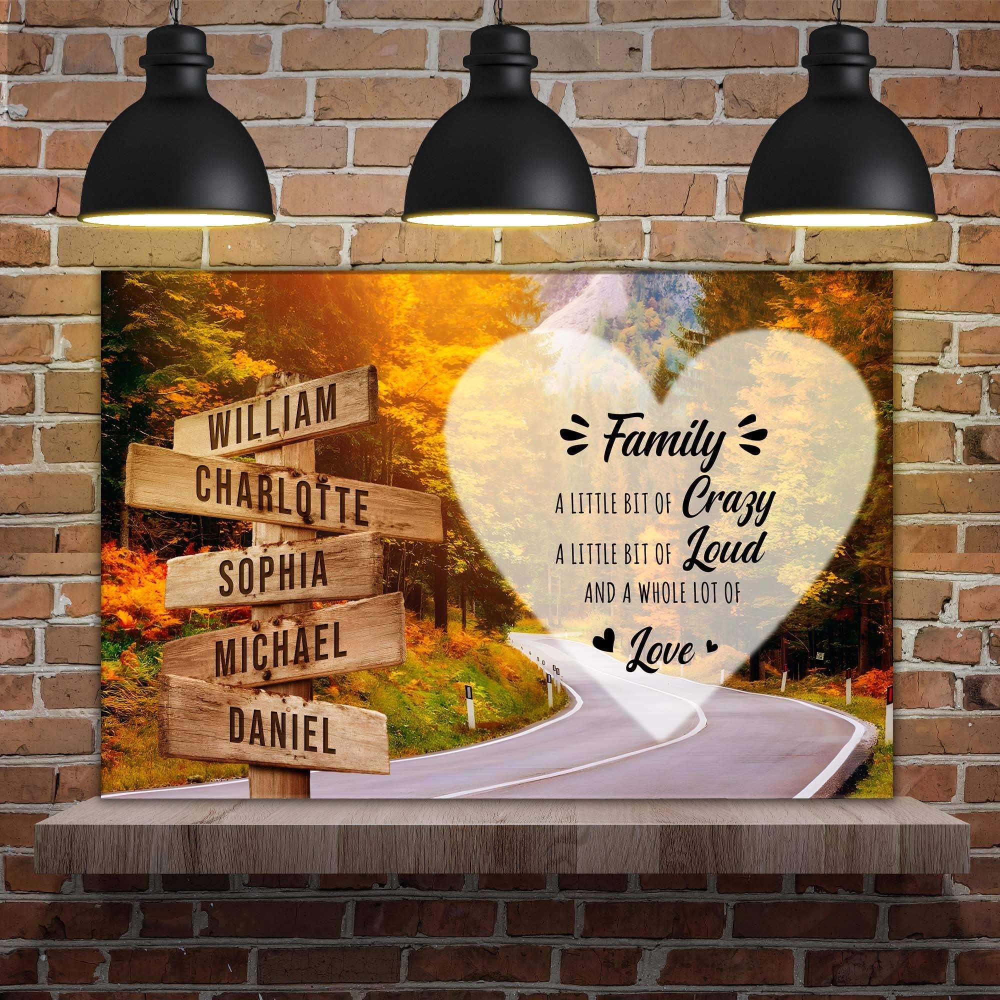 A Lot of Love Family Names Sign II - Image 2