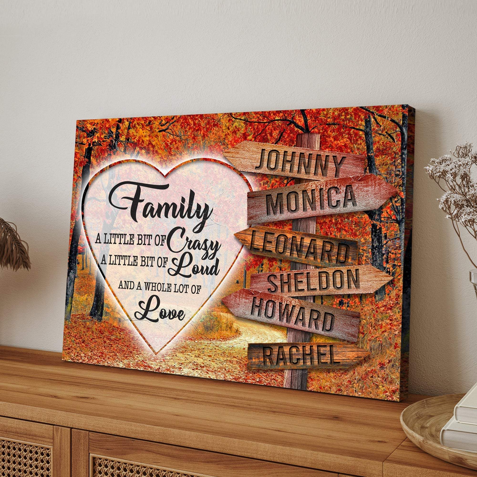 A Lot of Love Family Names Sign III - Image 2