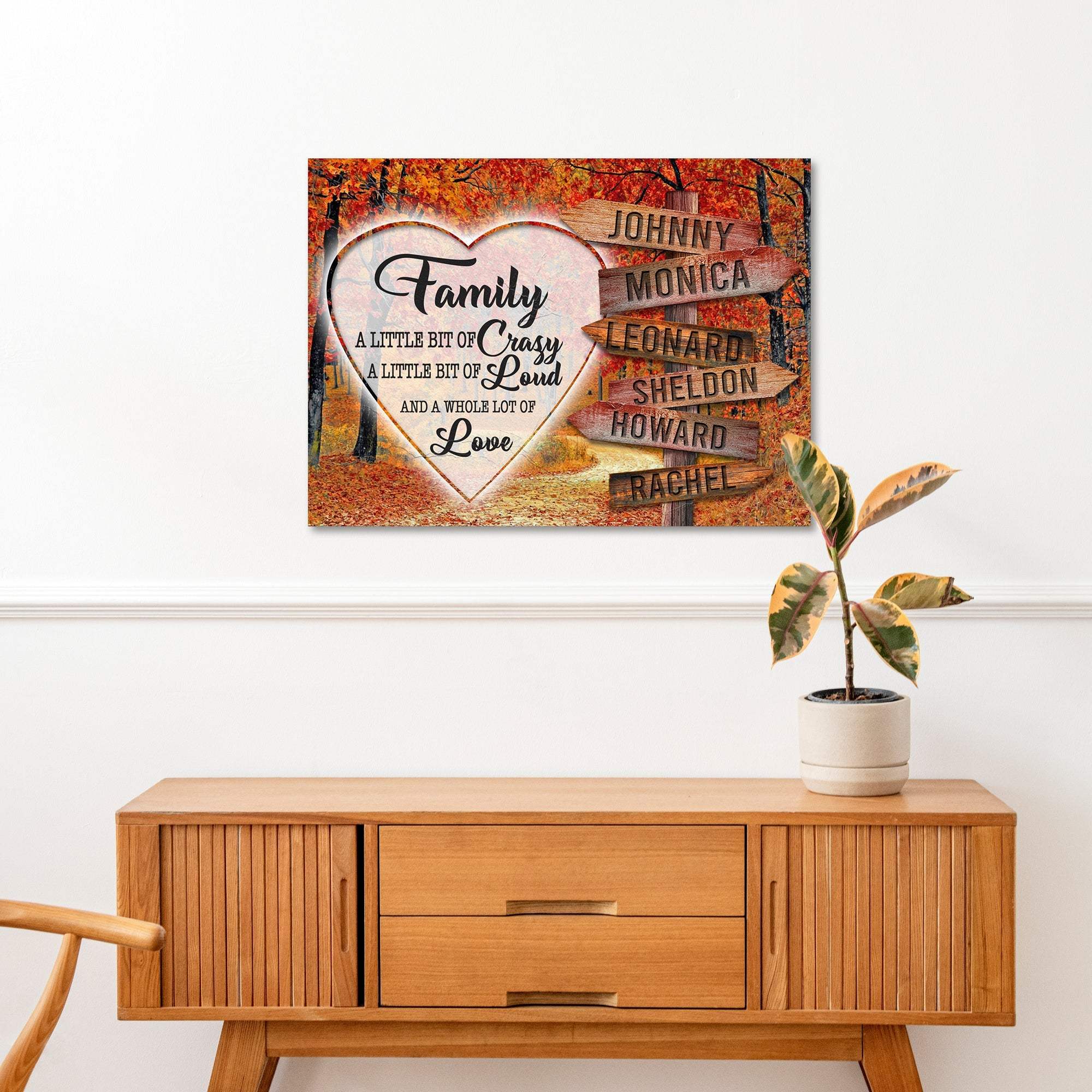 A Lot of Love Family Names Sign III - Image 3