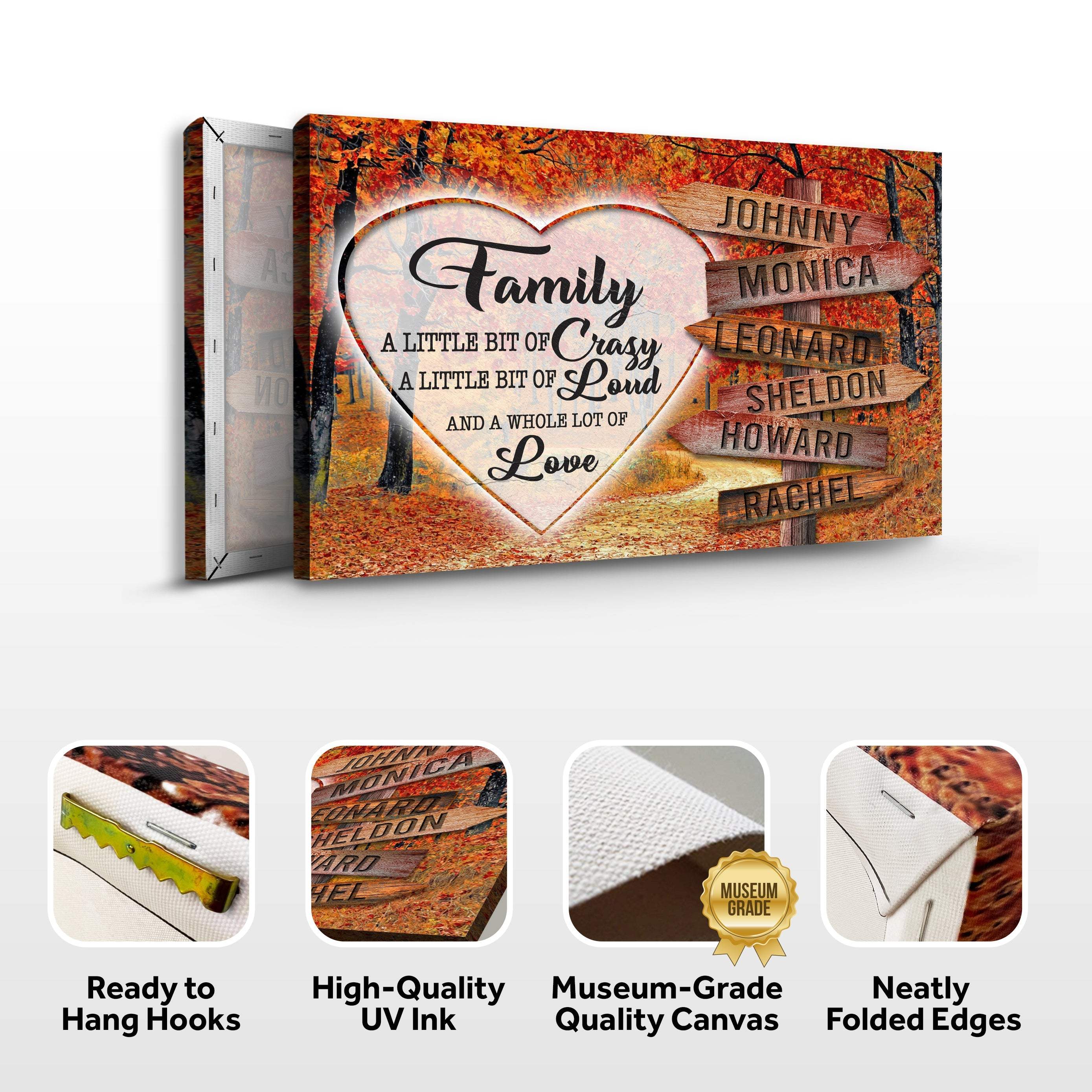A Lot of Love Family Names Sign III - Image 5