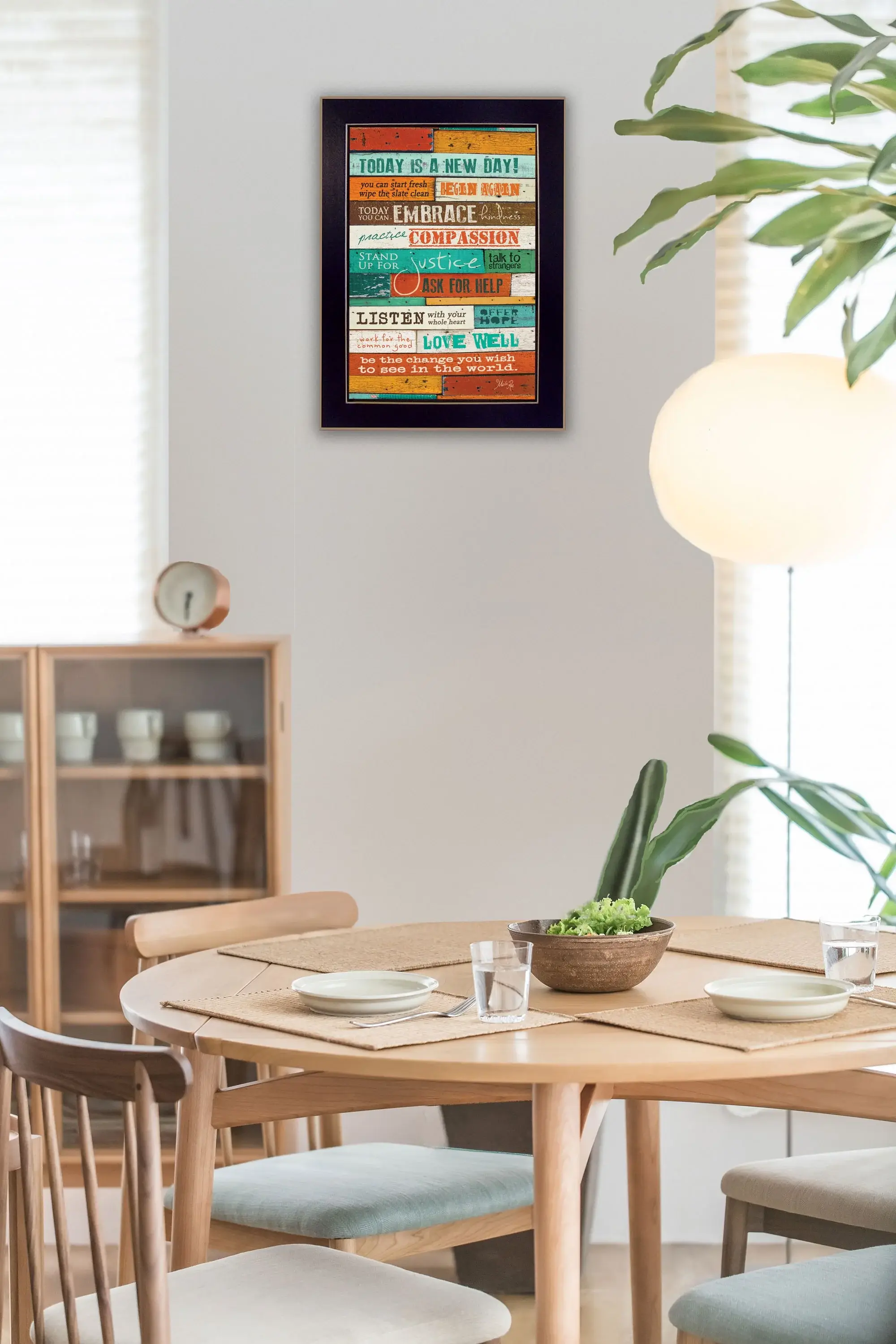 A New Day 1 Black Framed Print Wall Art - Image 5