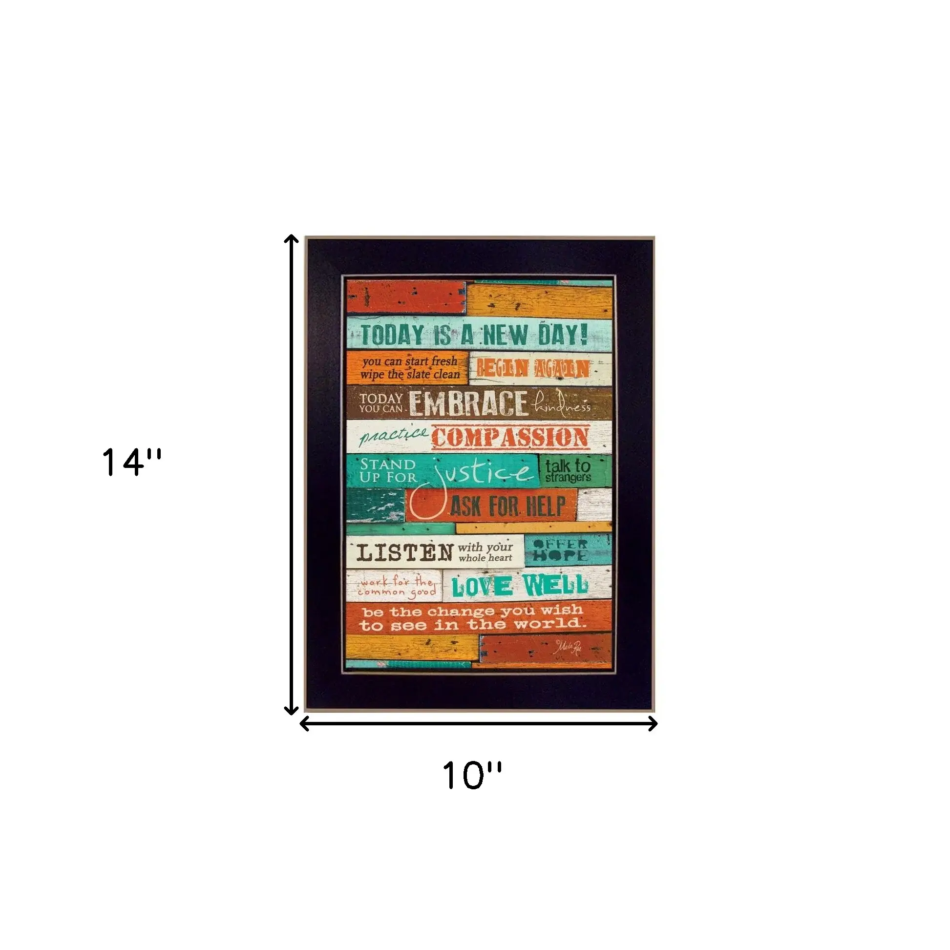 A New Day 1 Black Framed Print Wall Art - Image 6