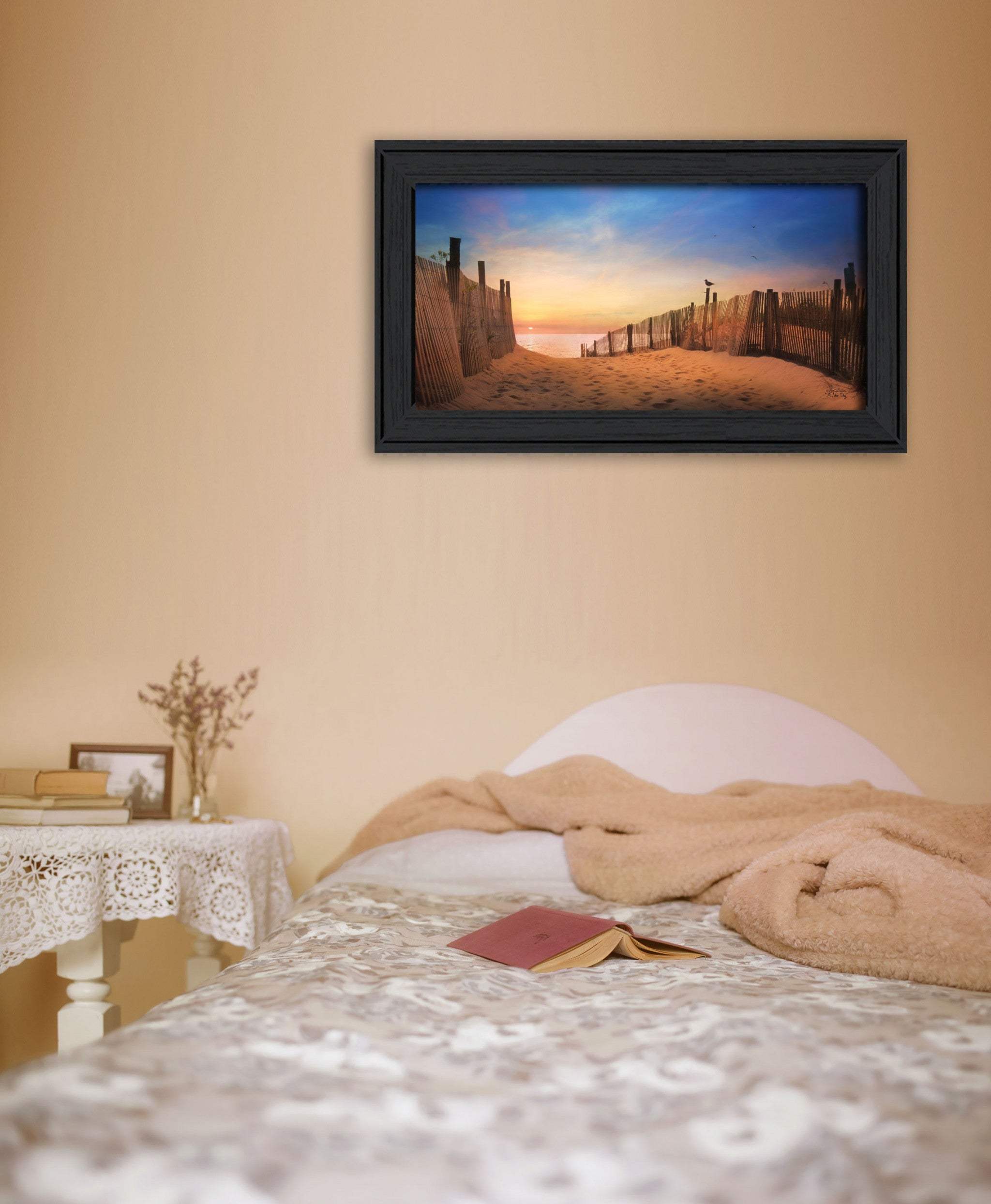 A New Day 3 Black Framed Print Wall Art - Image 4