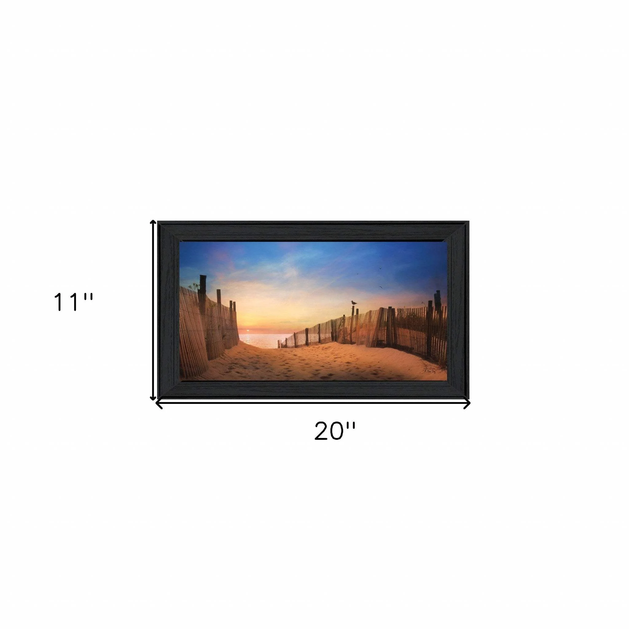 A New Day 3 Black Framed Print Wall Art - Image 5