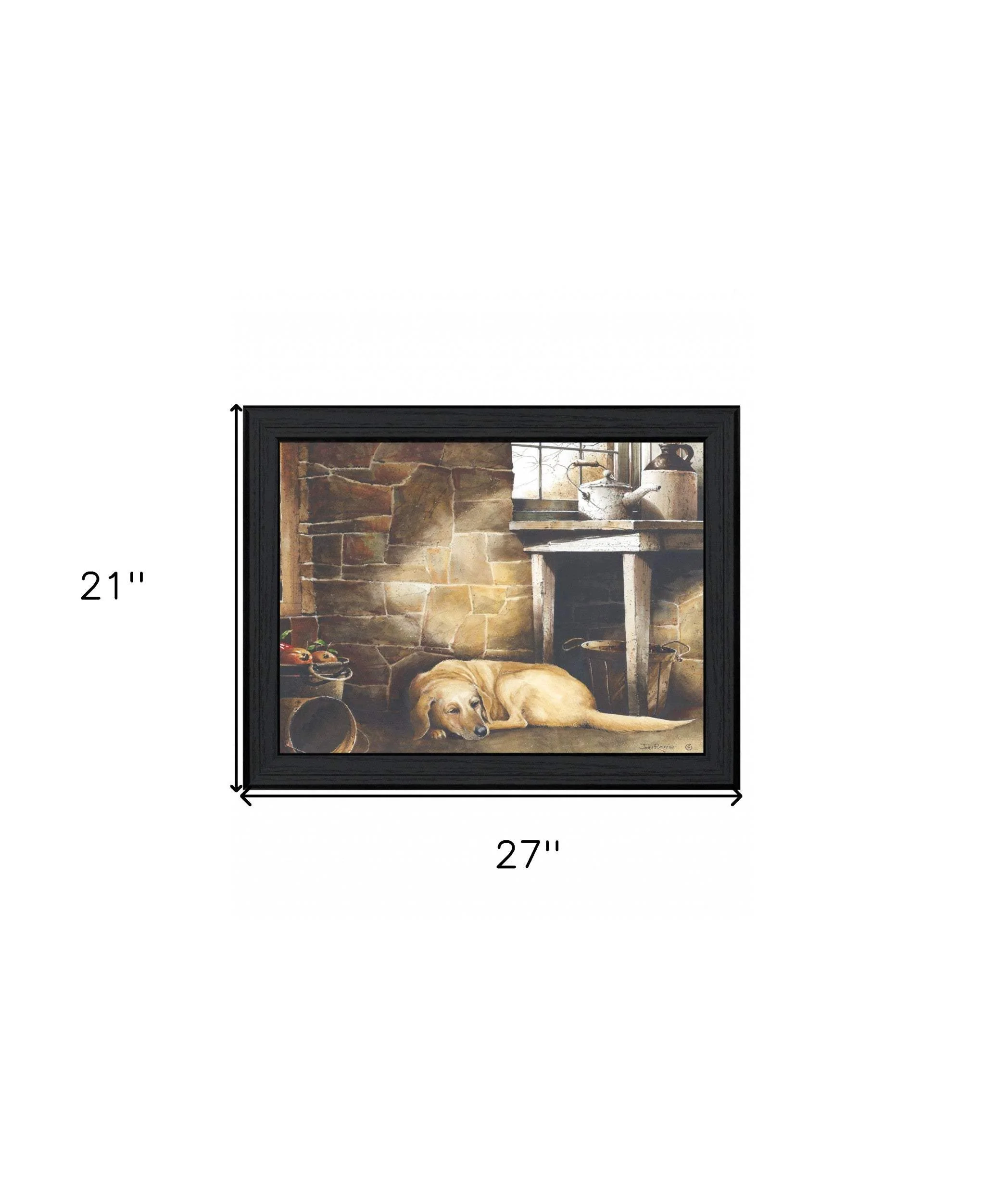 A quiet place Black Framed Print Wall Art - Image 6