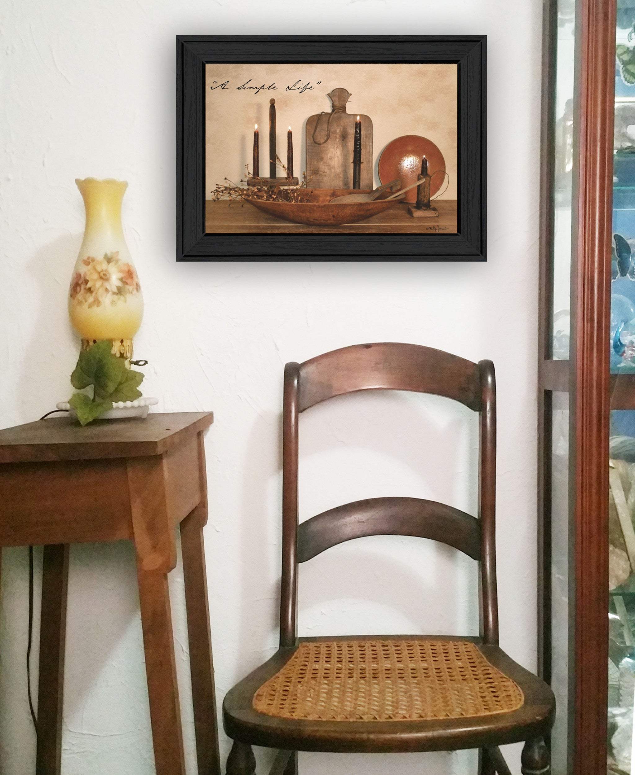 A Simple Life 1 Black Framed Print Wall Art - Image 5