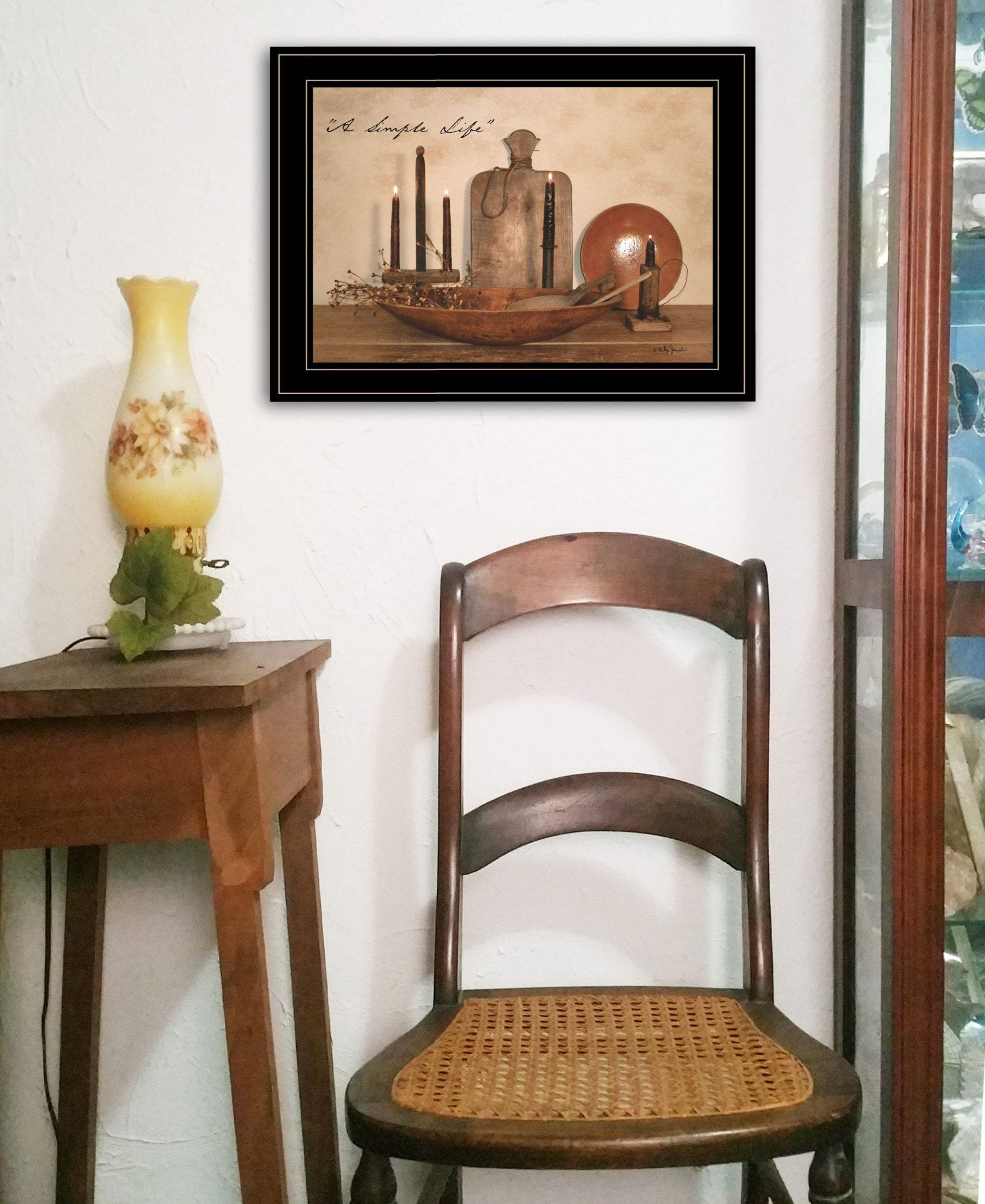 A Simple Life 3 Black Framed Print Wall Art - Image 4