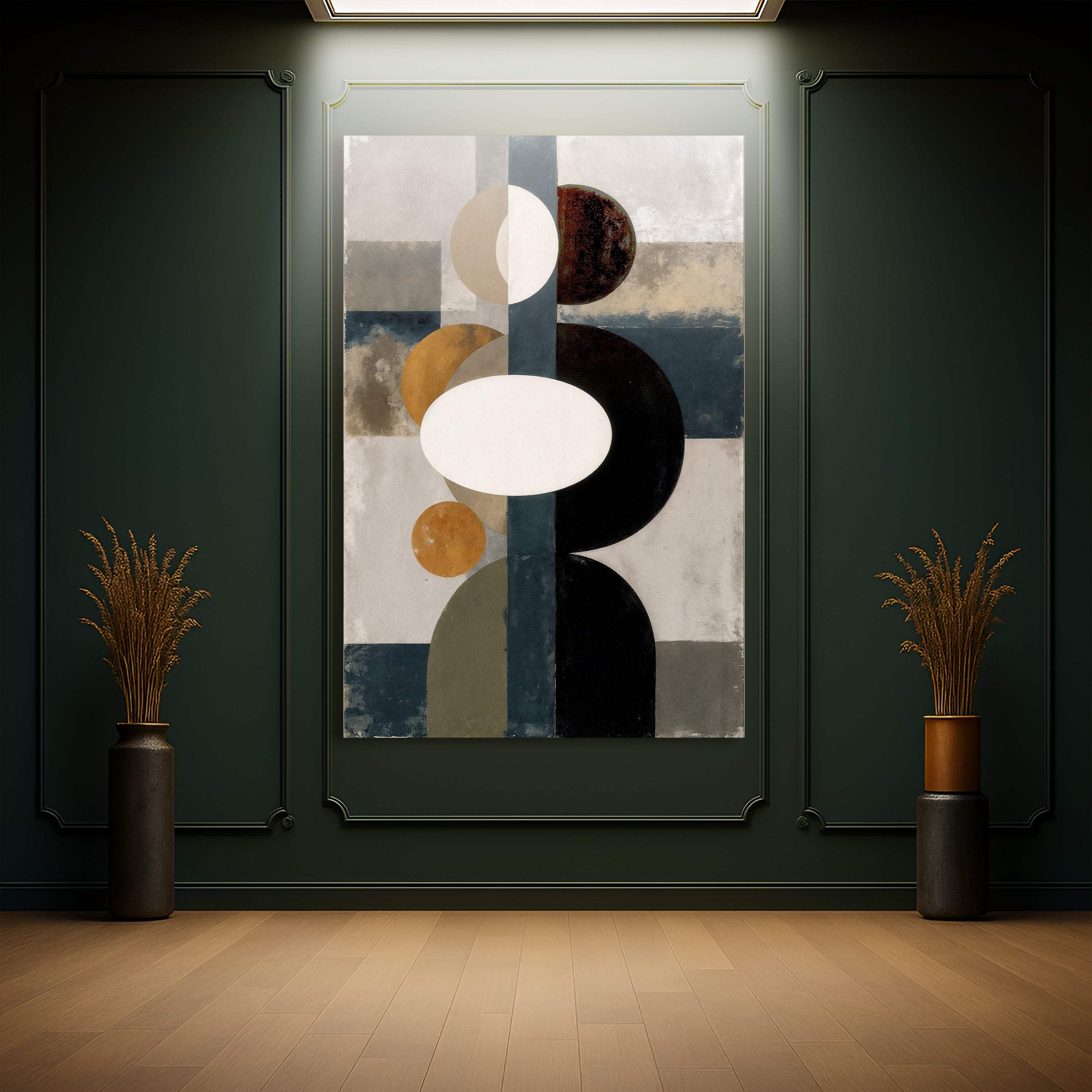 Abstract Contemporary Geometry Wall Art - Image 3