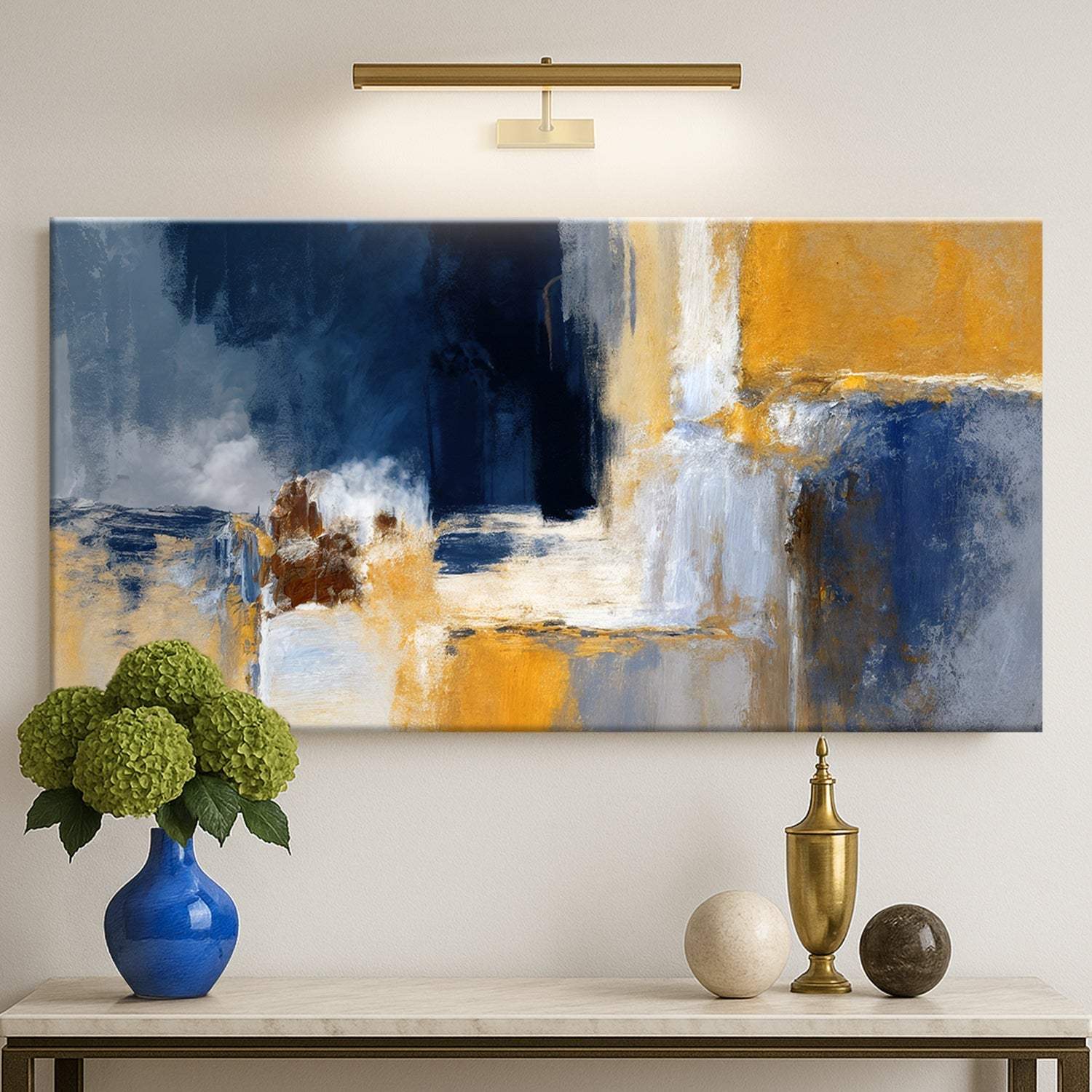 Abstract Geometric Lines Wall Art IV - Image 3