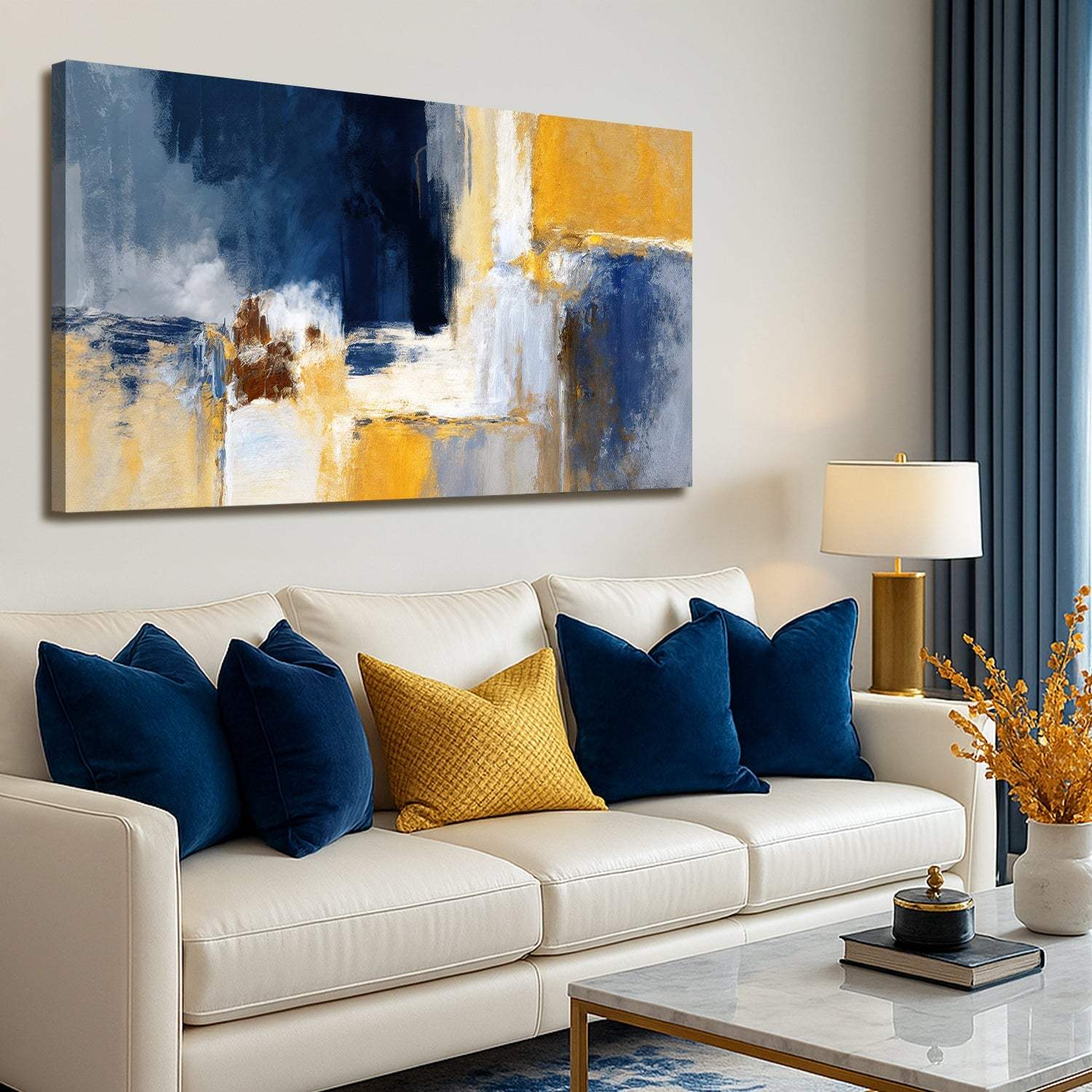 Abstract Geometric Lines Wall Art IV - Image 4