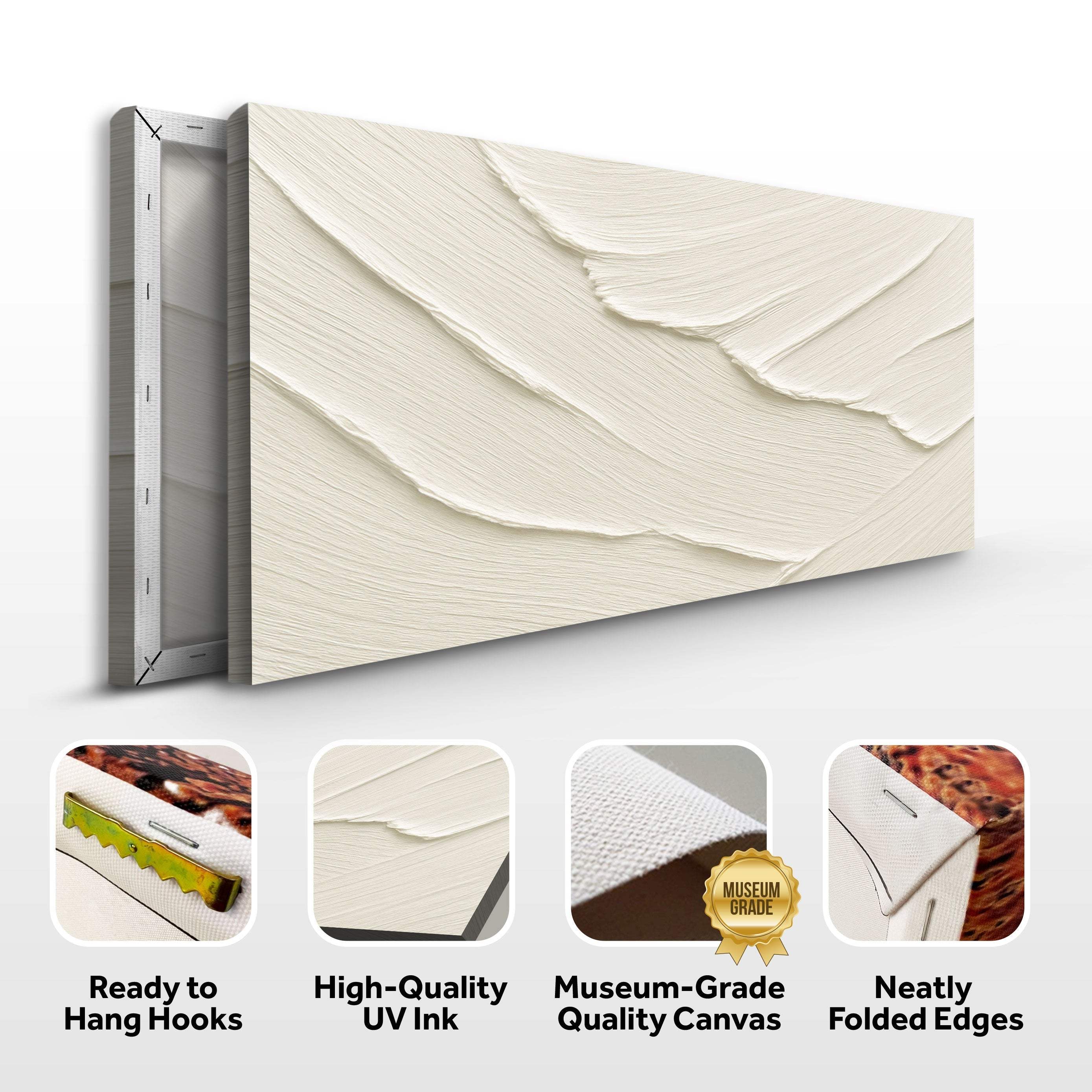 Abstract Minimalist Wave Wall Art II - Image 8