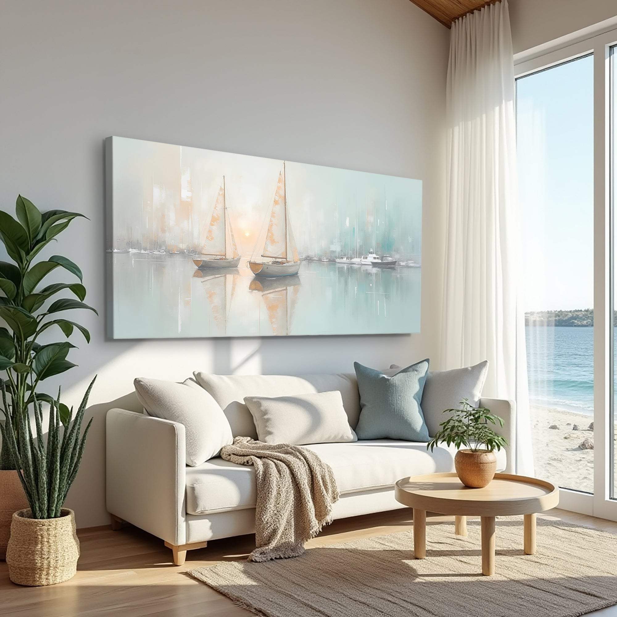 Abstract Pier and Dock Wall Art - Image 4