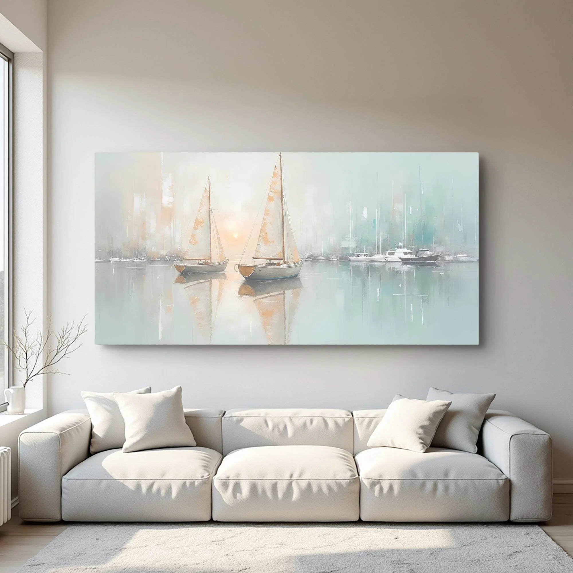 Abstract Pier and Dock Wall Art - Image 6