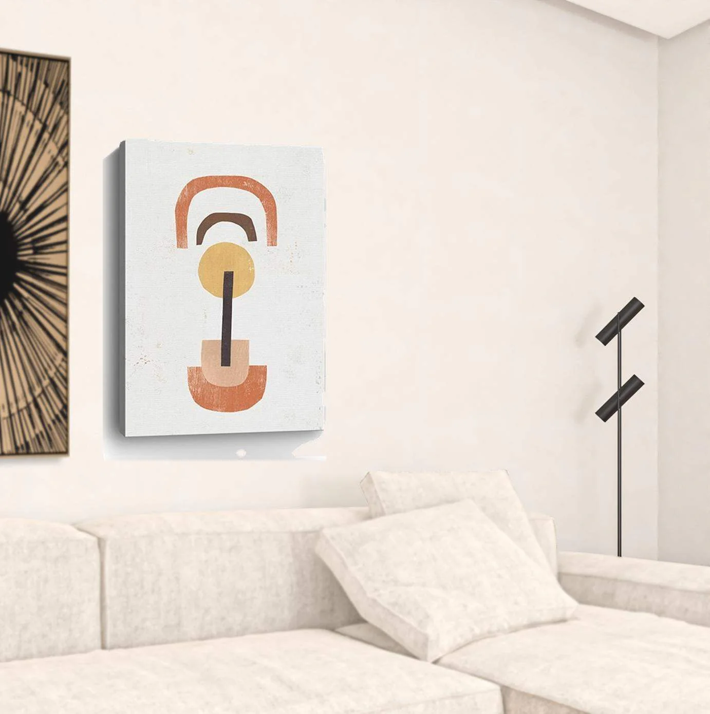 Abstract Shapes In Balance Unframed Print Wall Art - Image 3