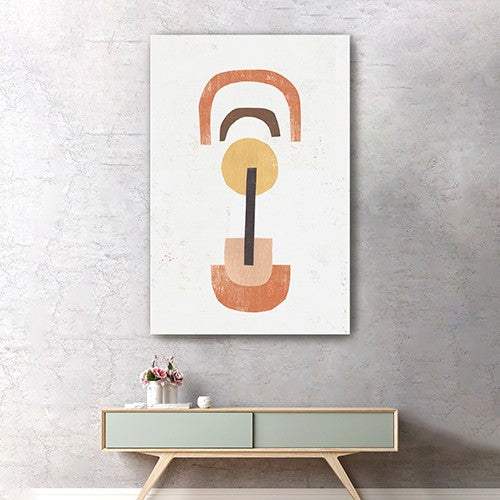 Abstract Shapes In Balance Unframed Print Wall Art - Image 7