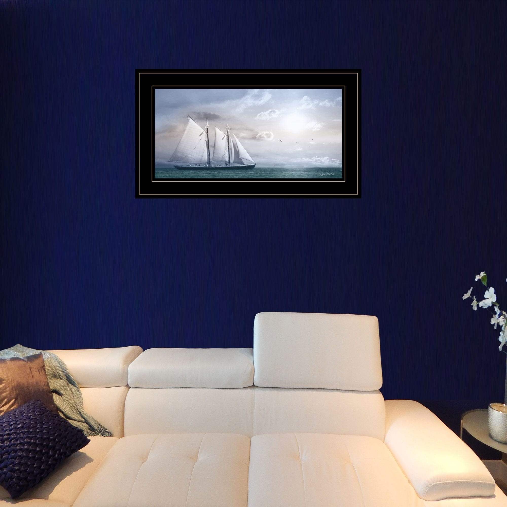 Adventure on the Seas 2 Black Framed Print Wall Art - Image 4