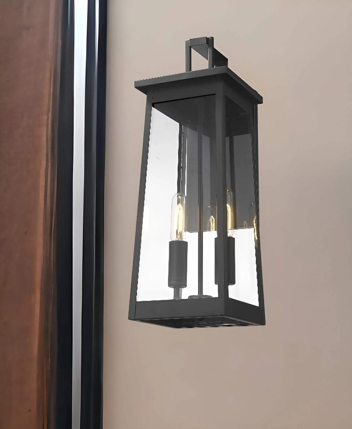 Alden 2-Light Matte Black Wall Light - Image 2