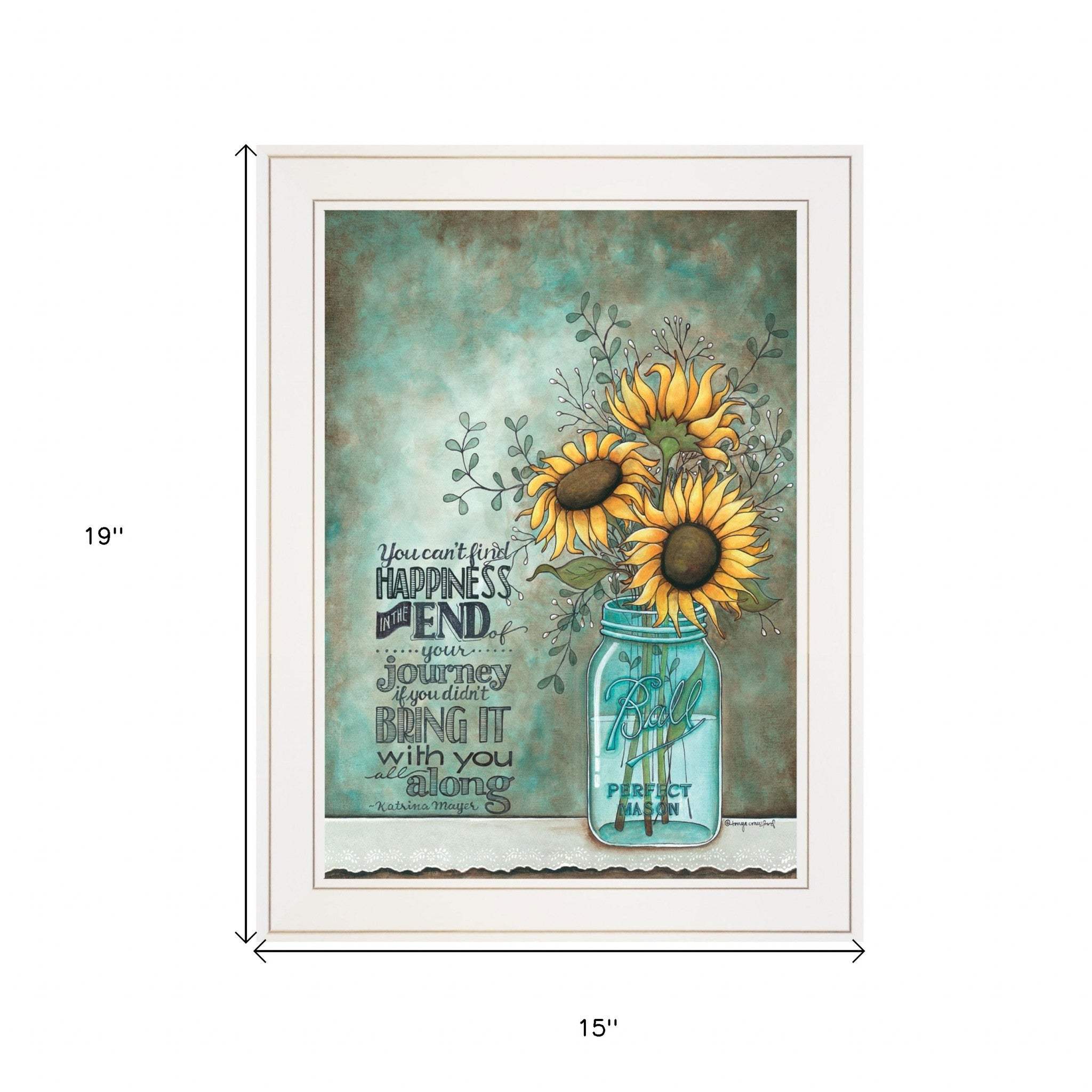 All Along 1 White Framed Print Wall Art - Image 5
