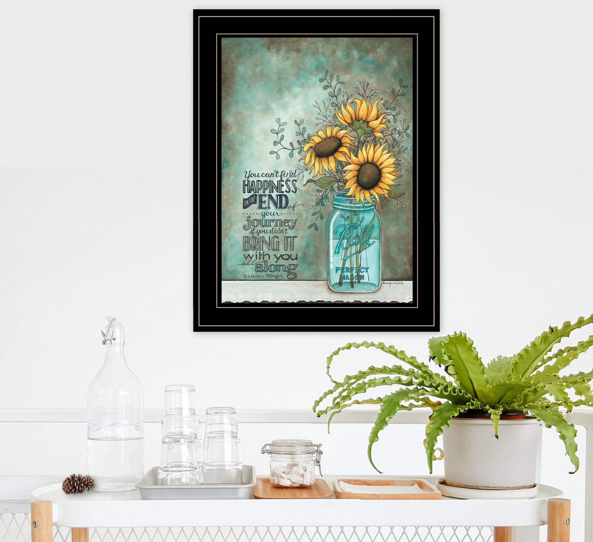 All Along 2 Black Framed Print Wall Art - Image 4