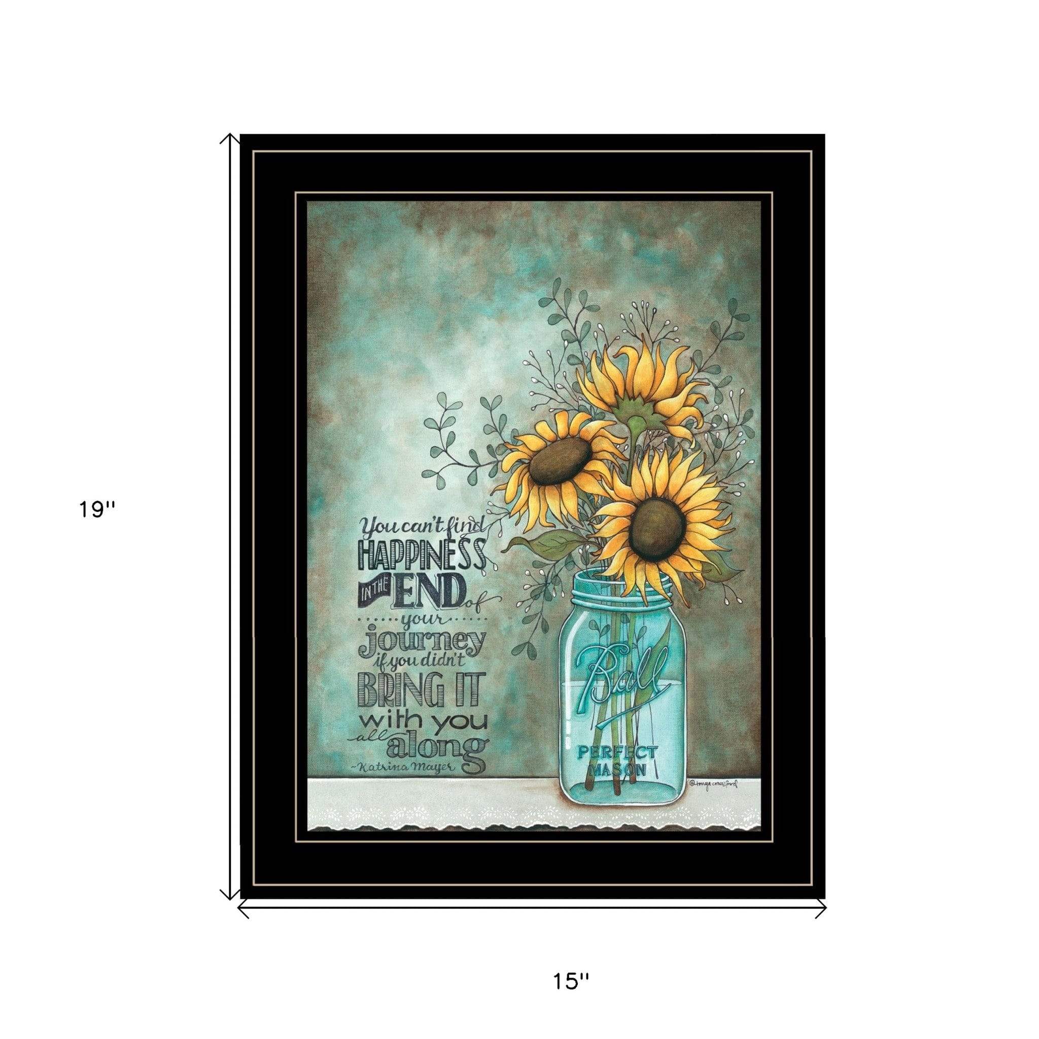 All Along 2 Black Framed Print Wall Art - Image 5