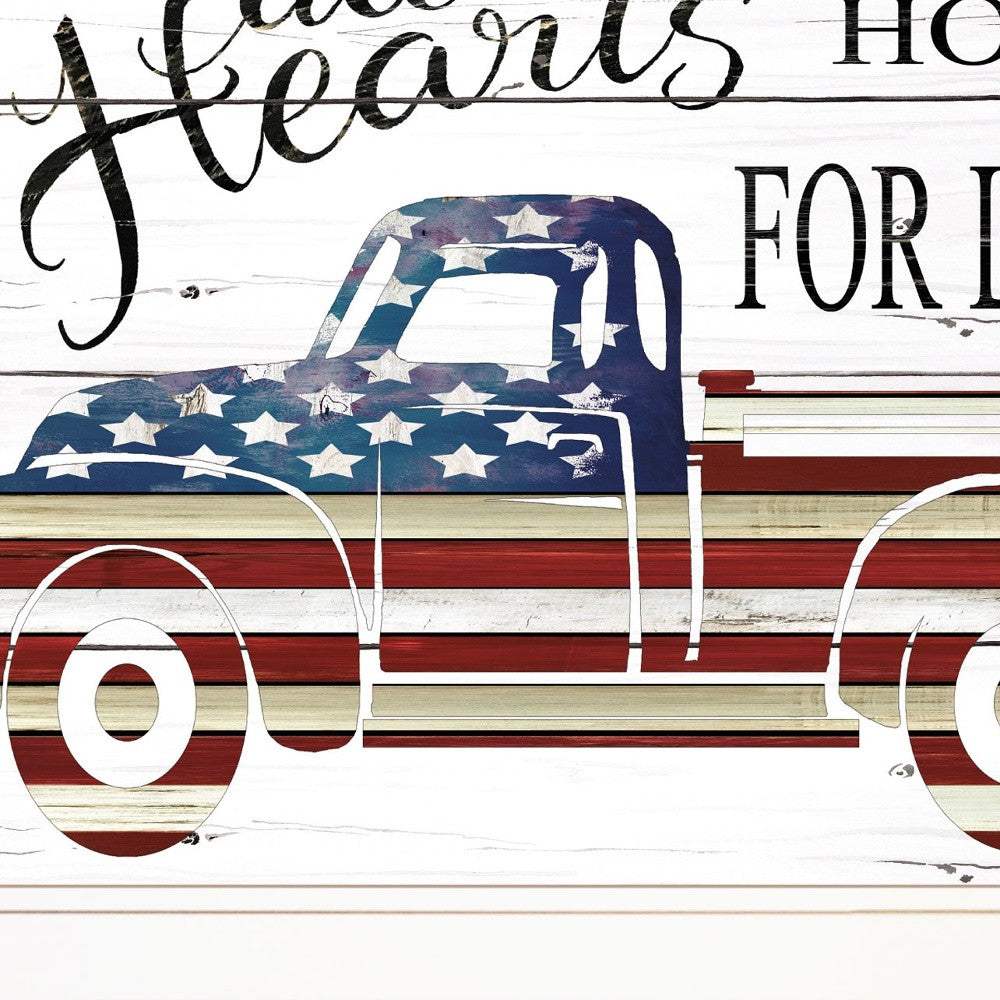 All Hearts Come Home for Love Truck 2 White Framed Print Wall Art - Image 4