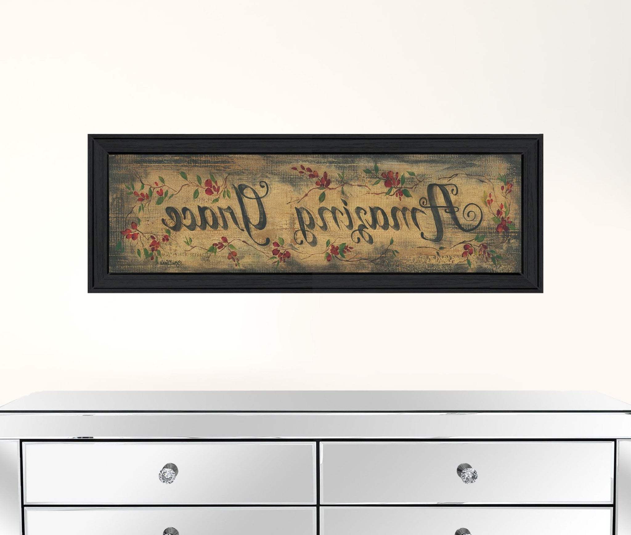 Amazing Grace 10 Black Framed Print Wall Art - Image 2