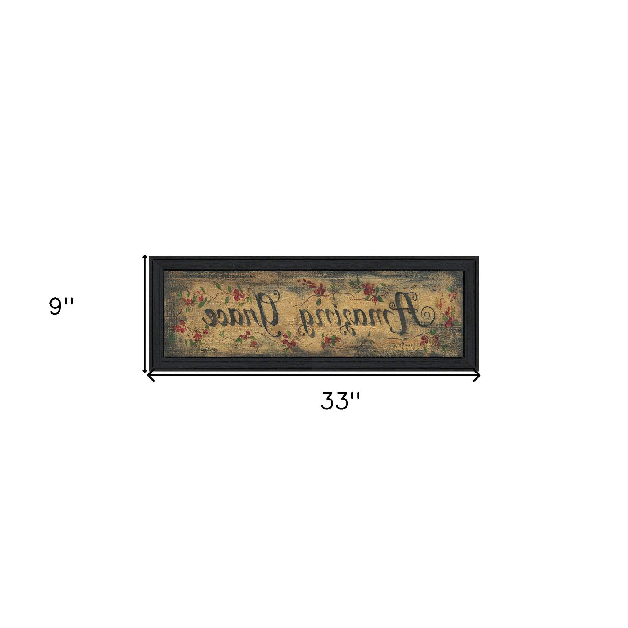 Amazing Grace 10 Black Framed Print Wall Art - Image 5