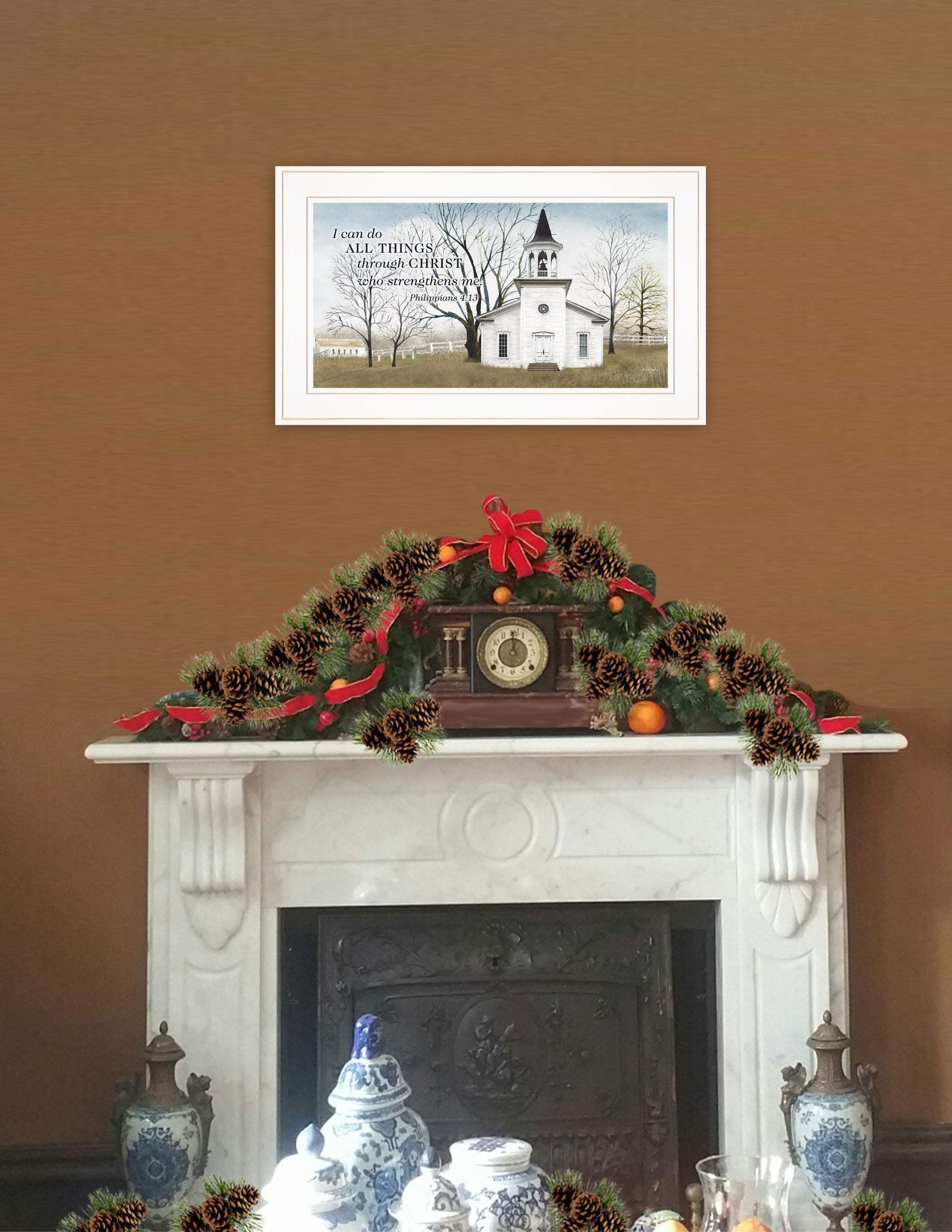Amazing Grace 4 White Framed Print Wall Art - Image 4