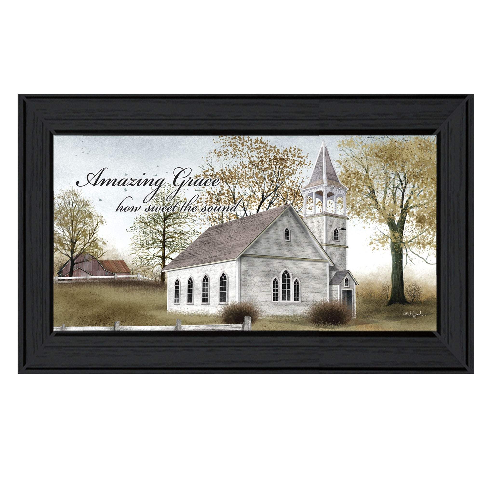 Amazing Grace 5 Black Framed Print Wall Art - Image 2