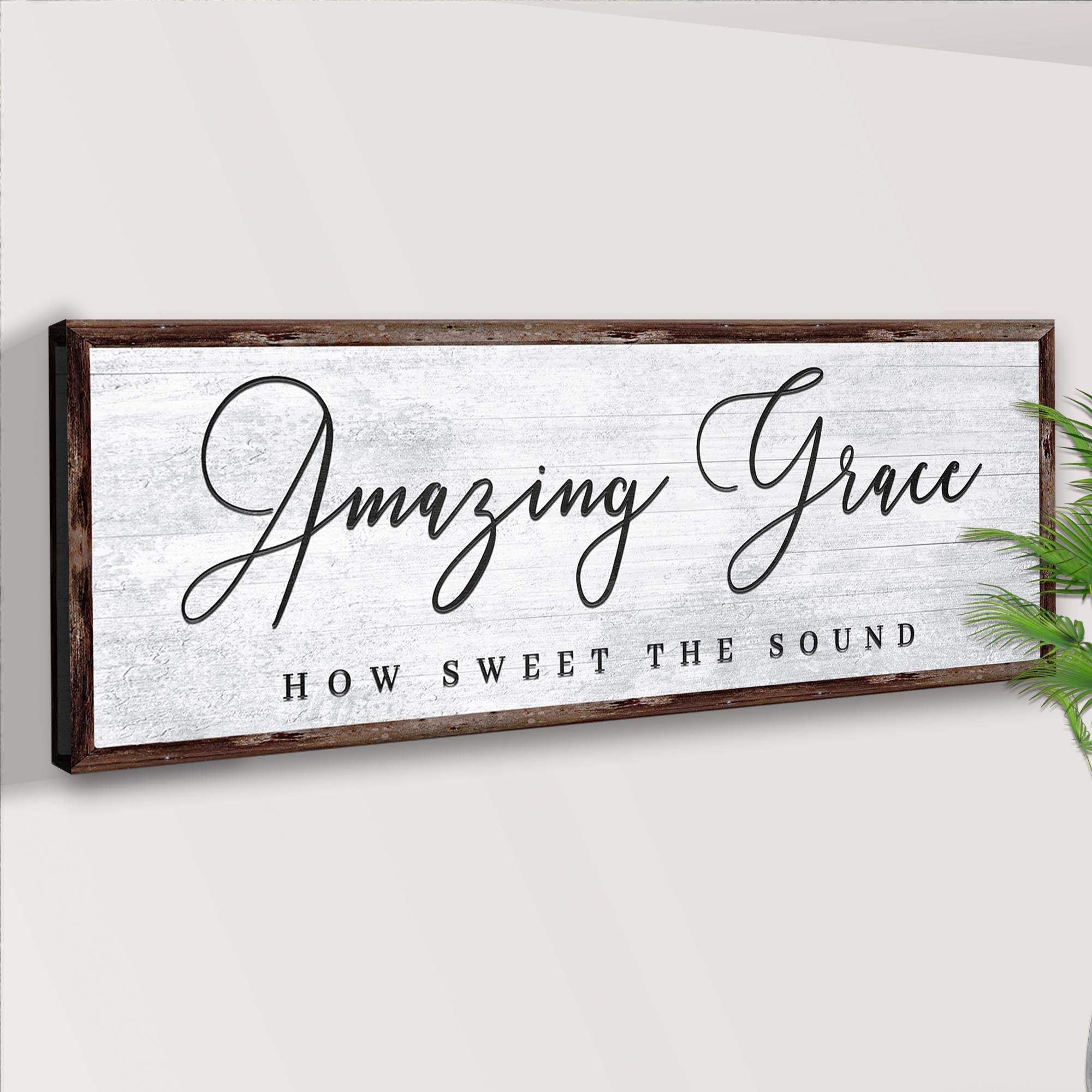 Amazing Grace How Sweet The Sound Sign - Image 3