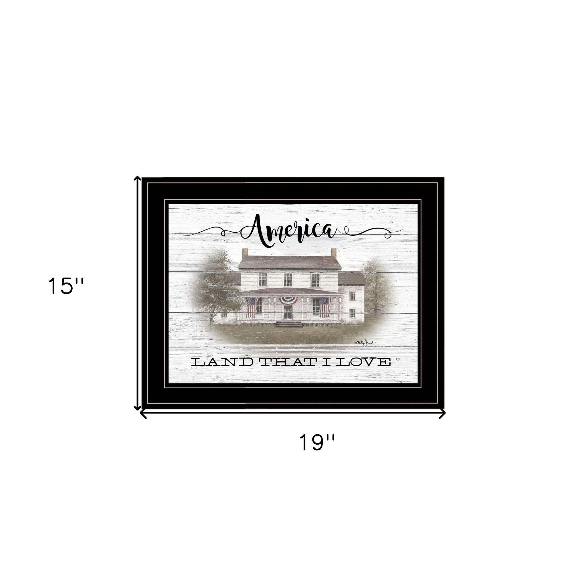 America 2 Black Framed Print Wall Art - Image 5
