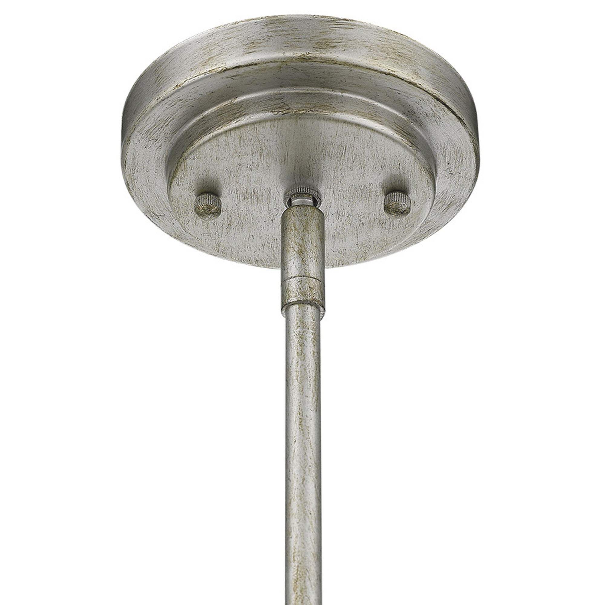 Amoret 5-Light Antique Silver Convertible Pendant - Image 6