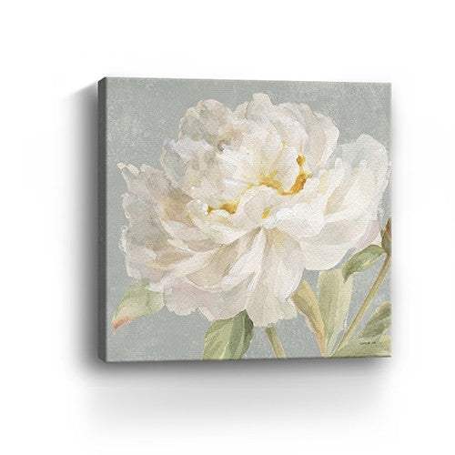 Angelic White Peony Flower Unframed Print Wall Art - Image 8