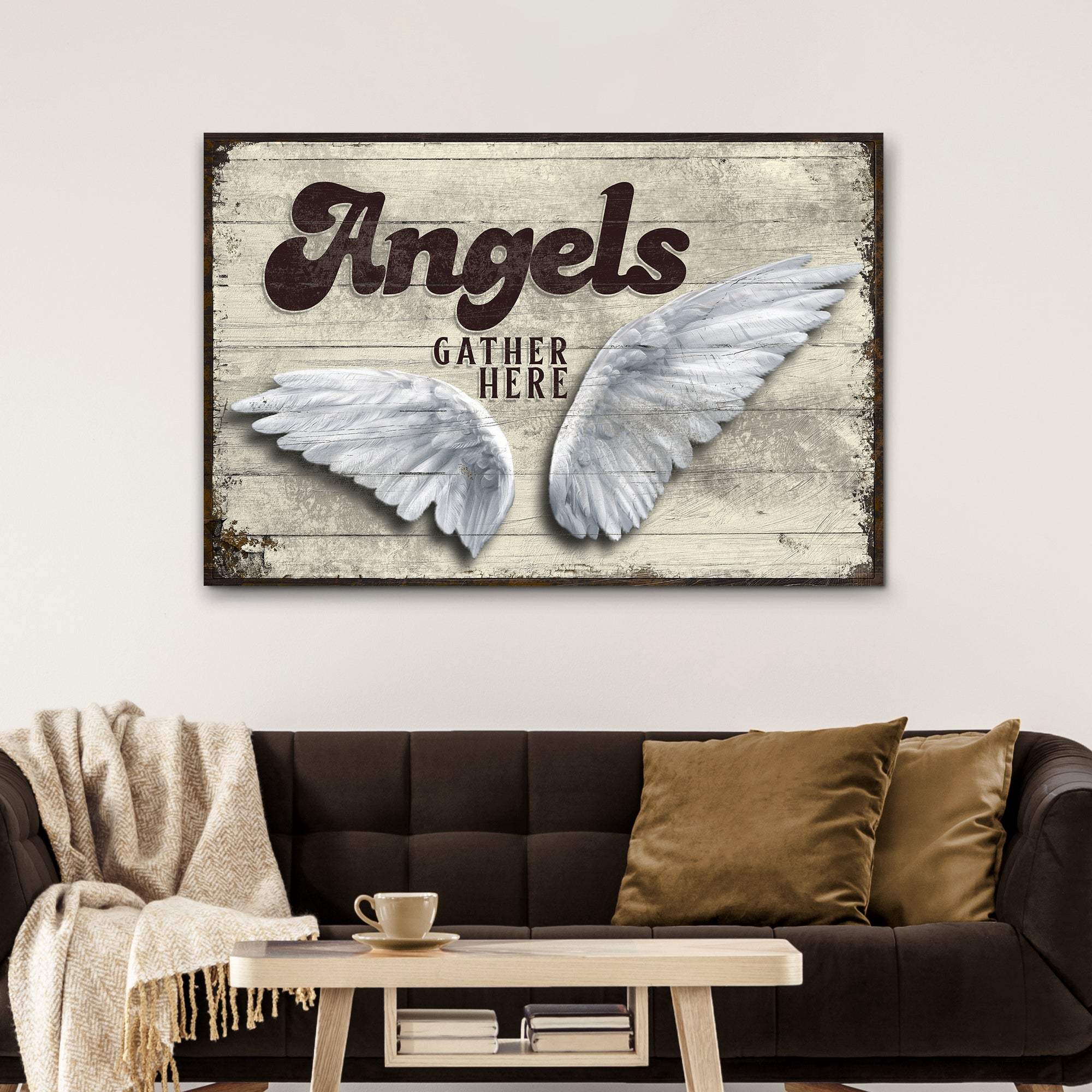 Angels Gather Here Sign II - Image 2