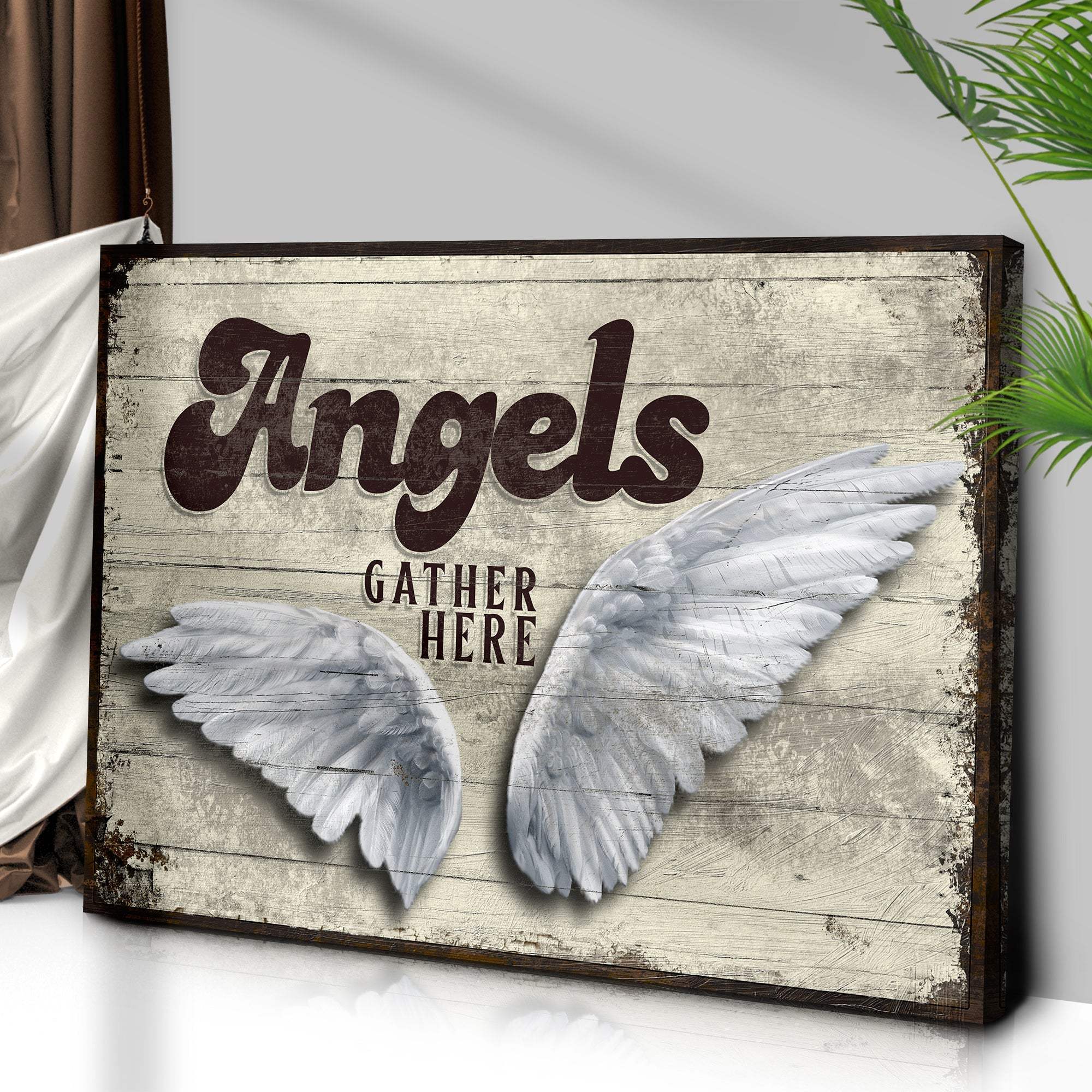 Angels Gather Here Sign II - Image 3