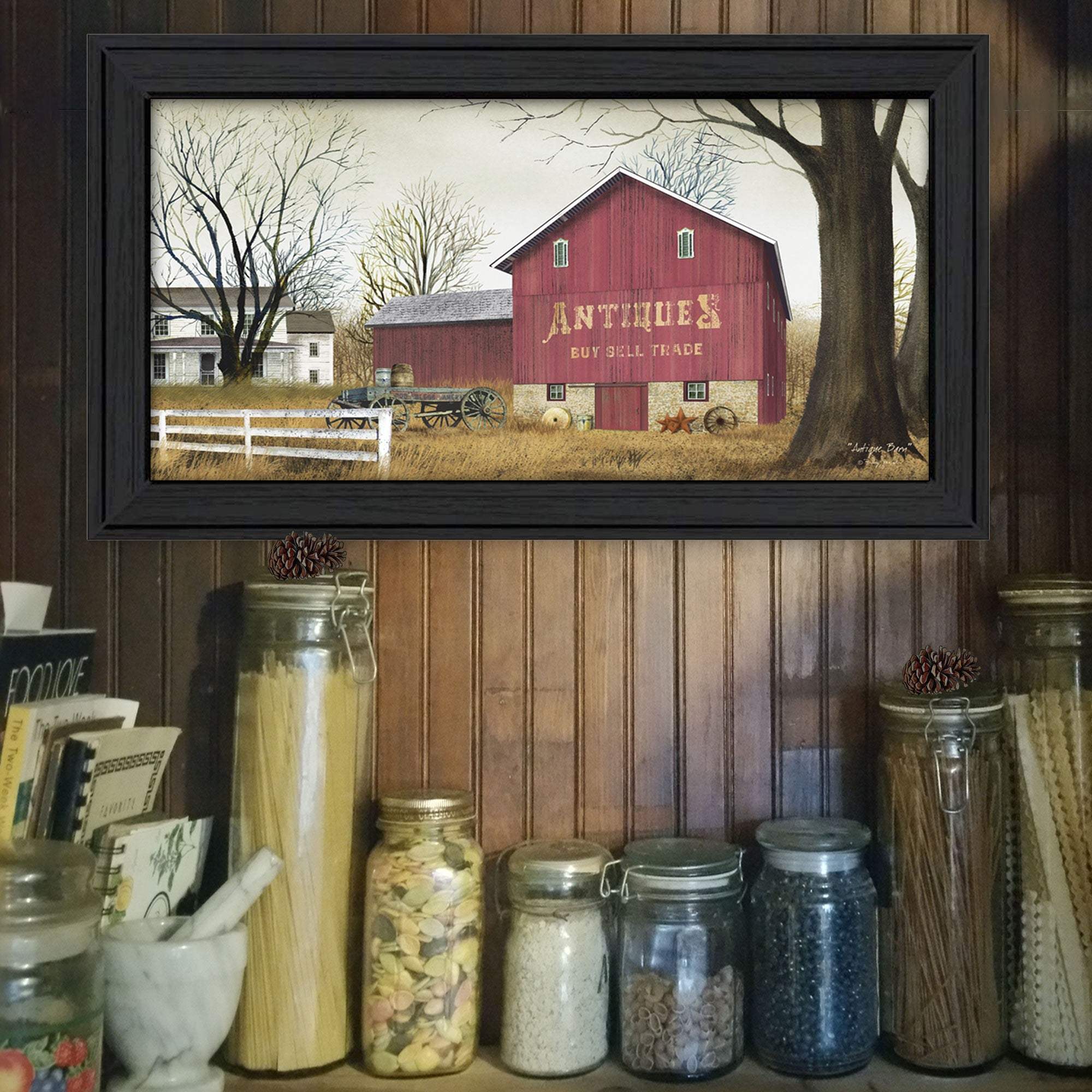 Antique Barn 4 Black Framed Print Wall Art - Image 4